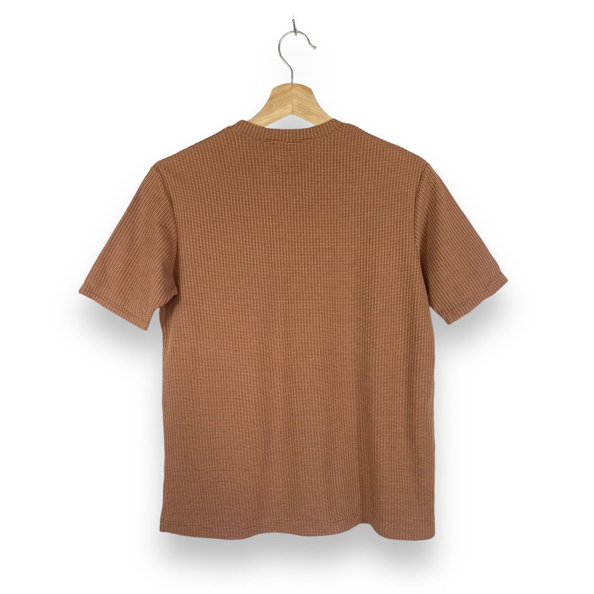 Hai Sporting Gear × Issey Miyake Rare! Hai Sporting Gear Waffle Knit Jacquard Tshirt Size M / US 6-8 / IT 42-44 - 2 Thumbnail