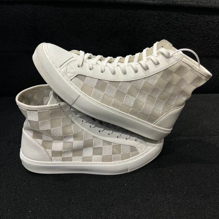 Louis Vuitton Louis Vuitton Tattoo Damier High-Top Sneakers -2508 Size US 8.5 / EU 41-42 - 6 Thumbnail