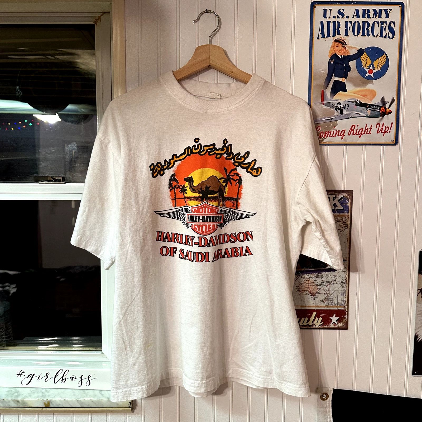 Harley Davidson Vintage Harley Davidson 70s 80s Saudi Arabia Camel Shirt L Size US L / EU 52-54 / 3 - 1 Thumbnail