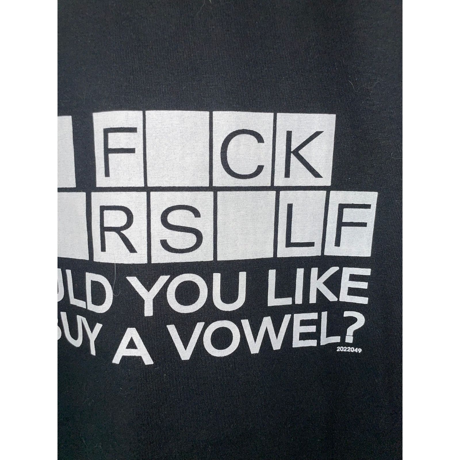 Gildan Y2K Go F Yourself Buy A Vowel Wheel Of Fortune Shirt XL Size US XL / EU 56 / 4 - 3 Thumbnail