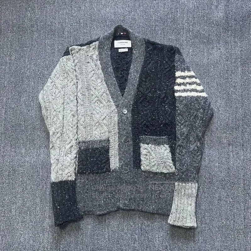 Thom Browne Thom Browne Gray Wool Women’s Cardigan . Size M / US 6-8 / IT 42-44 - 1 Thumbnail