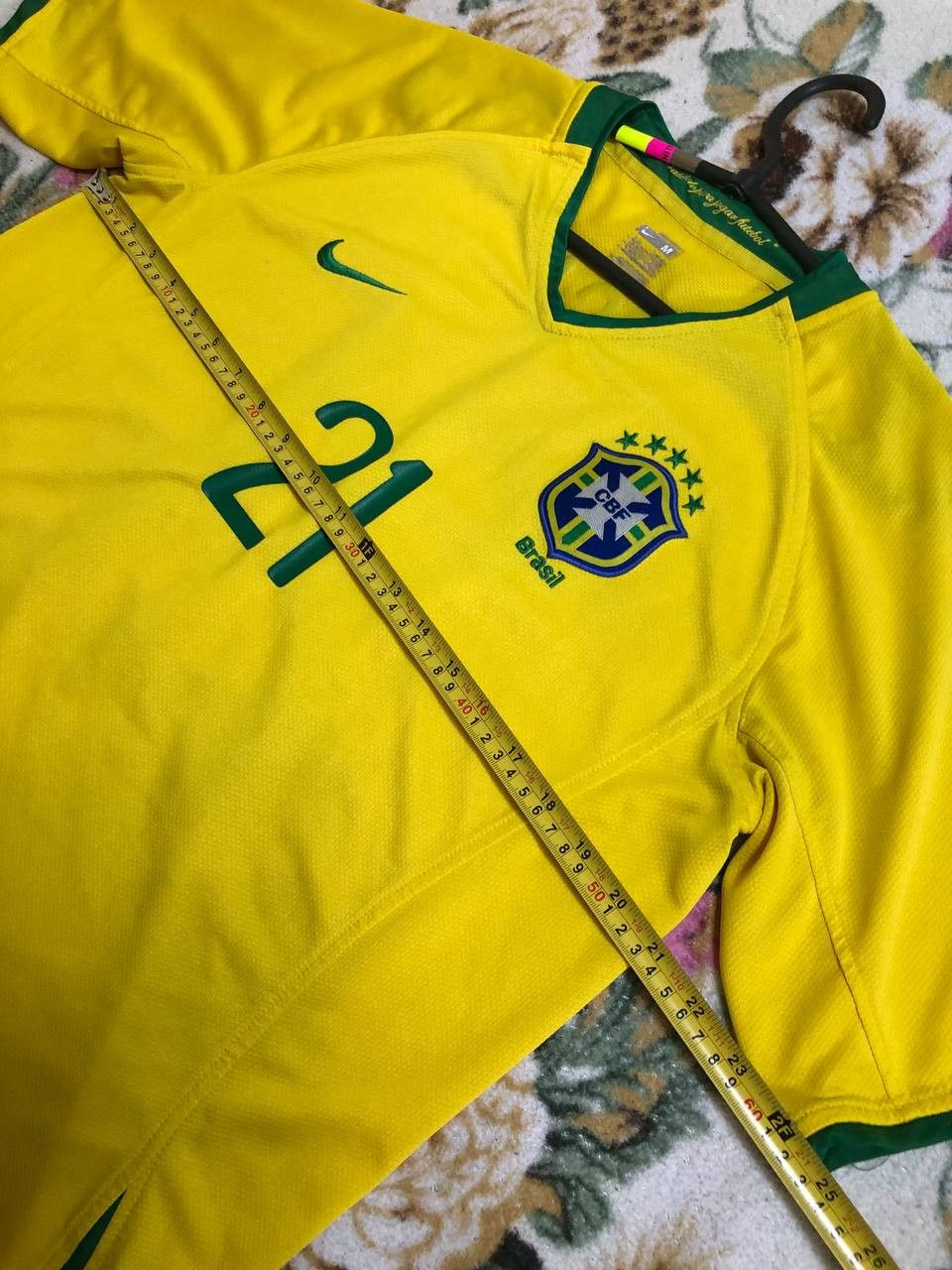 Nike Nike BRAZIL NIKE 2008 FOOTBALL SOCCER HOME JERSEY #21 Size US M / EU 48-50 / 2 - 9 Thumbnail