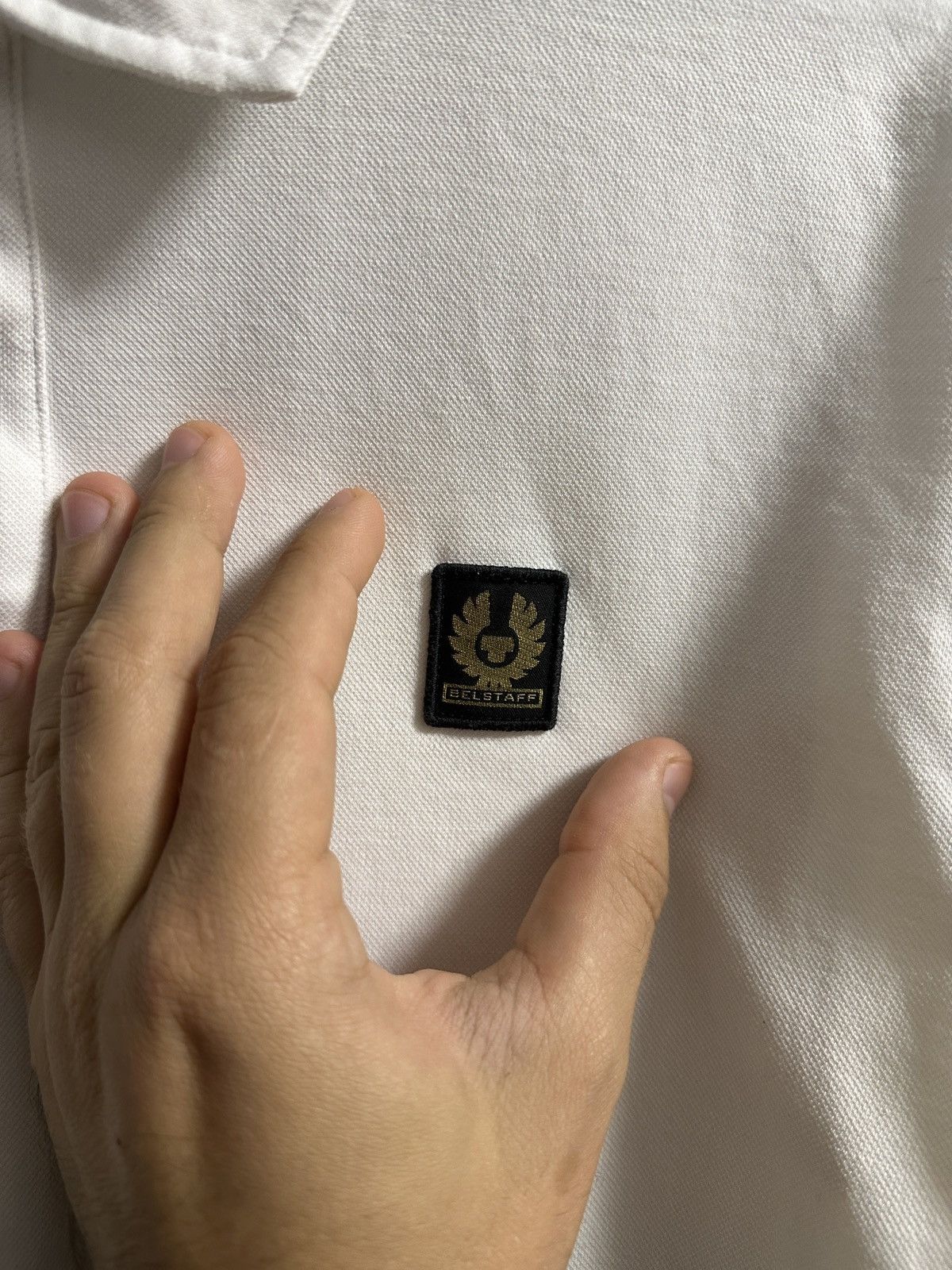 Belstaff Rare Luxury Polo Belstaff Patch program small logo Size US M / EU 48-50 / 2 - 2 Thumbnail
