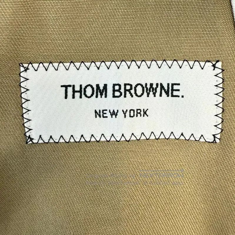 Thom Browne Thom Browne Women's Khaki Cotton Trench Coat . Size M / US 6-8 / IT 42-44 - 3 Thumbnail