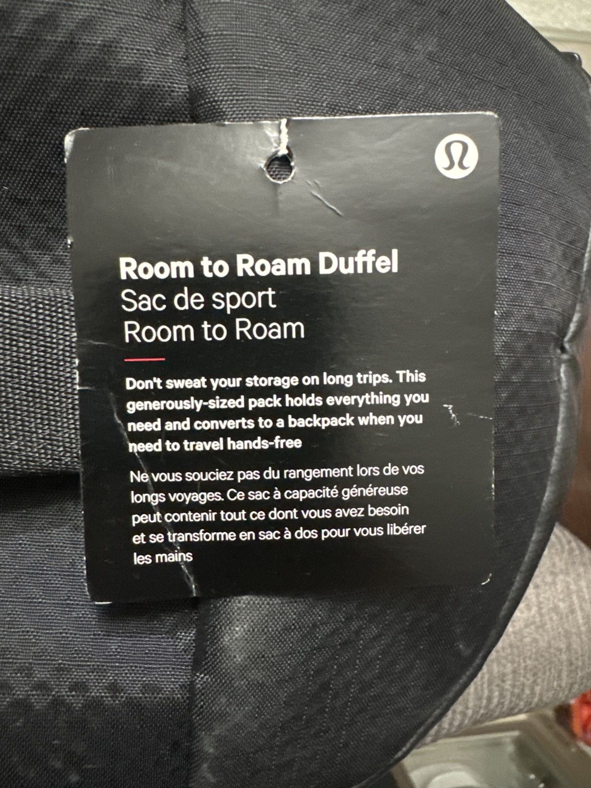 Lululemon Room to Roam Duffel (58L) Size ONE SIZE - 5 Thumbnail