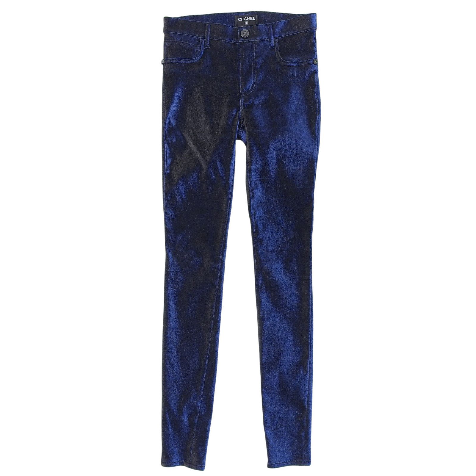 Chanel Chanel Chanel Cotton Trousers Textile Pants DUTY FREE for USA Size ONE SIZE - 1 Thumbnail
