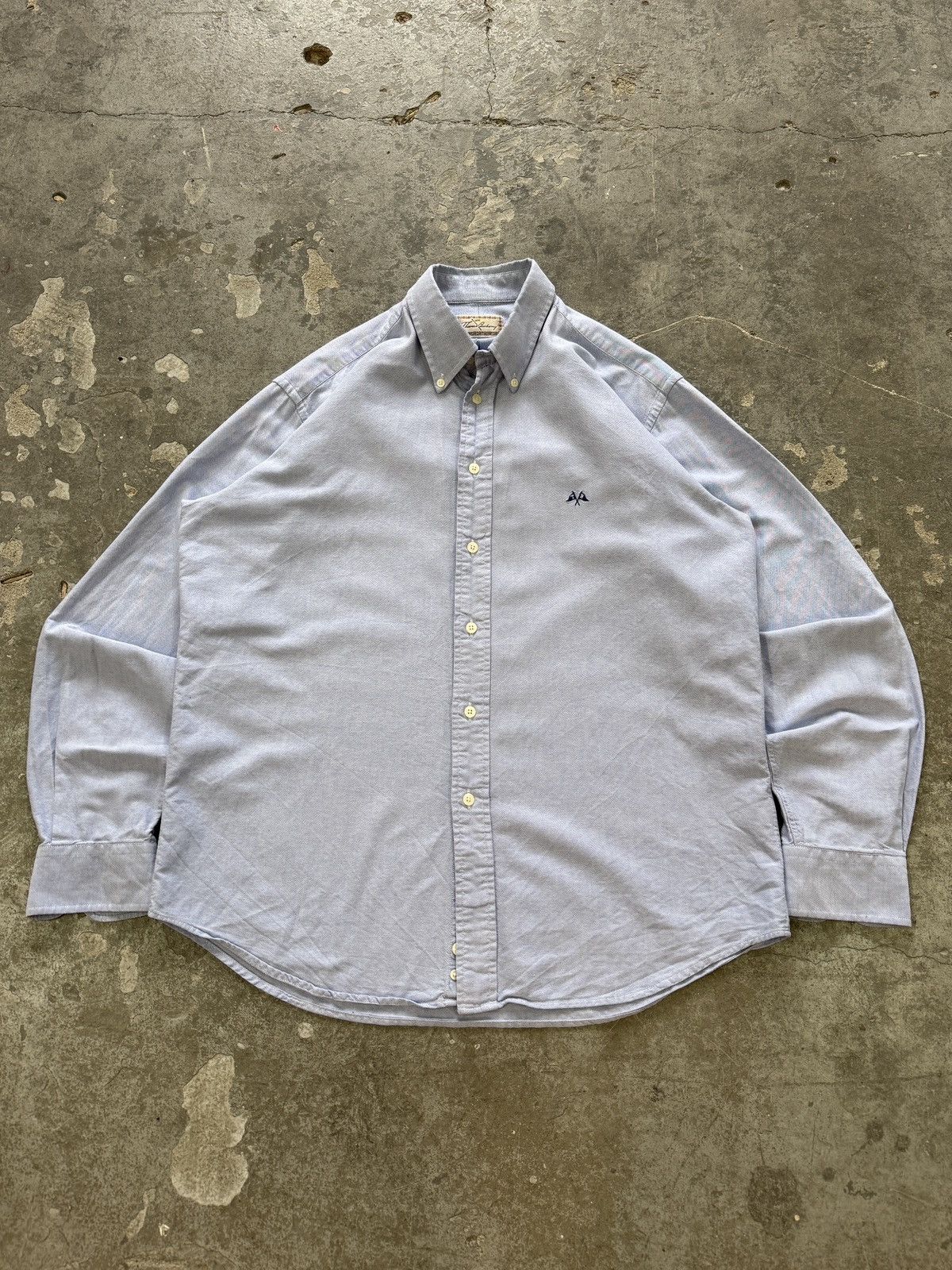 Burberry Thomas Burberry Vintage Shirt Size US L / EU 52-54 / 3 - 1 Thumbnail