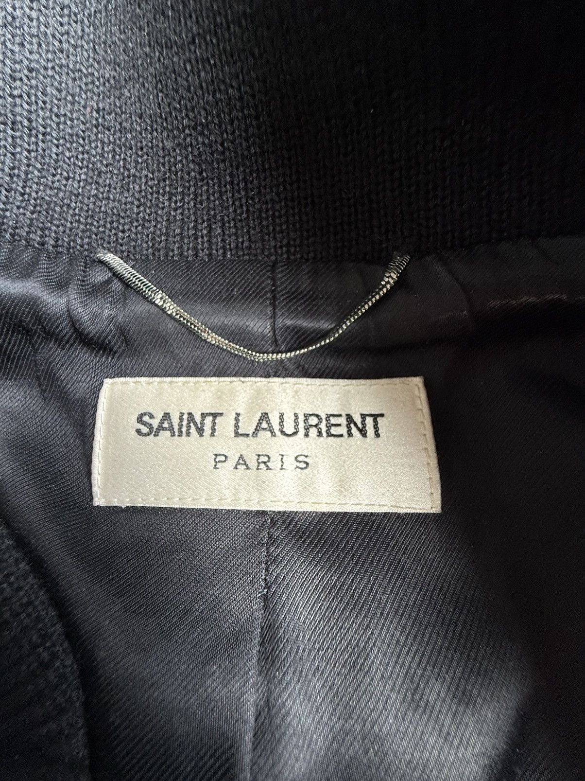Saint Laurent Paris $2890 🤑 Saint Laurent classic teddy jacket 46 black white Size US S / EU 44-46 / 1 - 23 Thumbnail