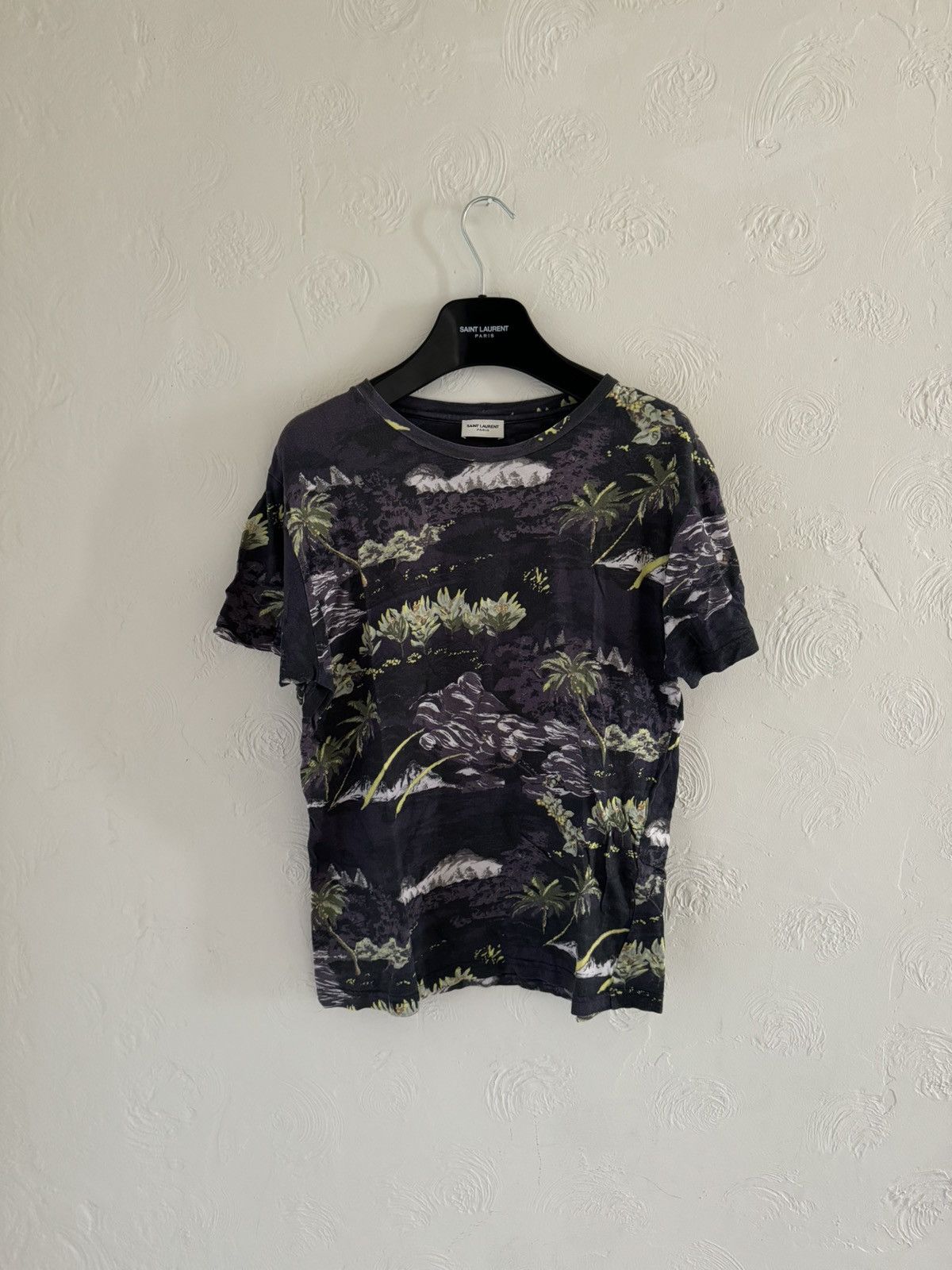 Hedi Slimane × Saint Laurent Paris Saint Laurent SS16 Hawaiian Tee Size US S / EU 44-46 / 1 - 1 Thumbnail