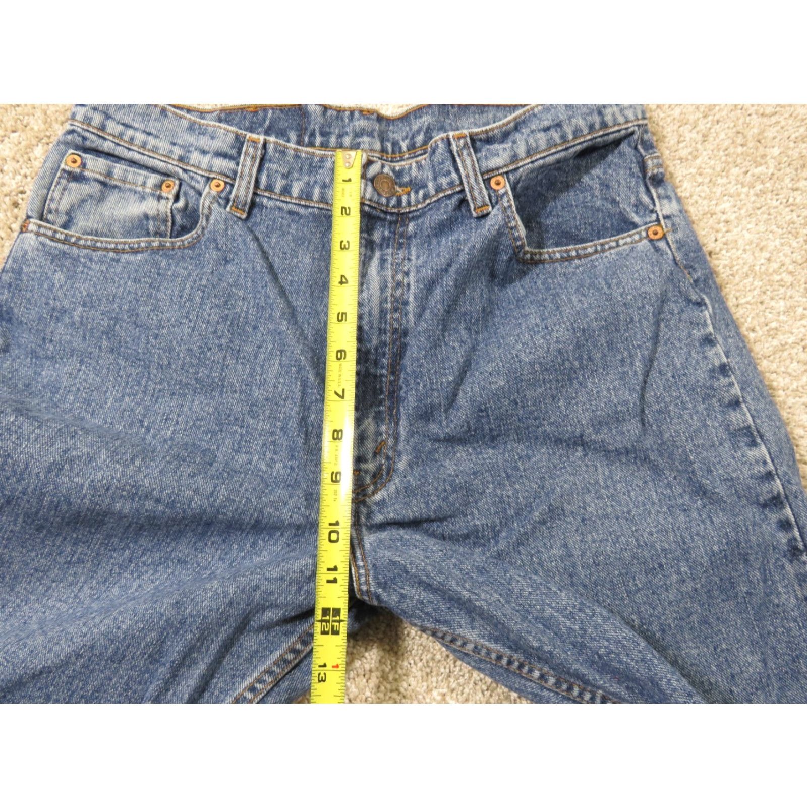 Levi's VINTAGE Levi's 550 Jeans Denim Straight 34x31 Blue Men's Regular Vintage 90s? (adjusted) Size US 34 / EU 50 - 5 Thumbnail