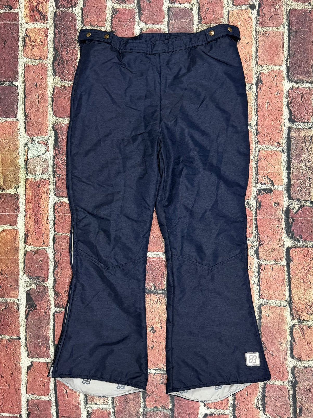 Eddie Bauer Vintage Goose Down Eddie Bauer Ski Pants Flared Snow 80s Size US 37 - 1 Thumbnail