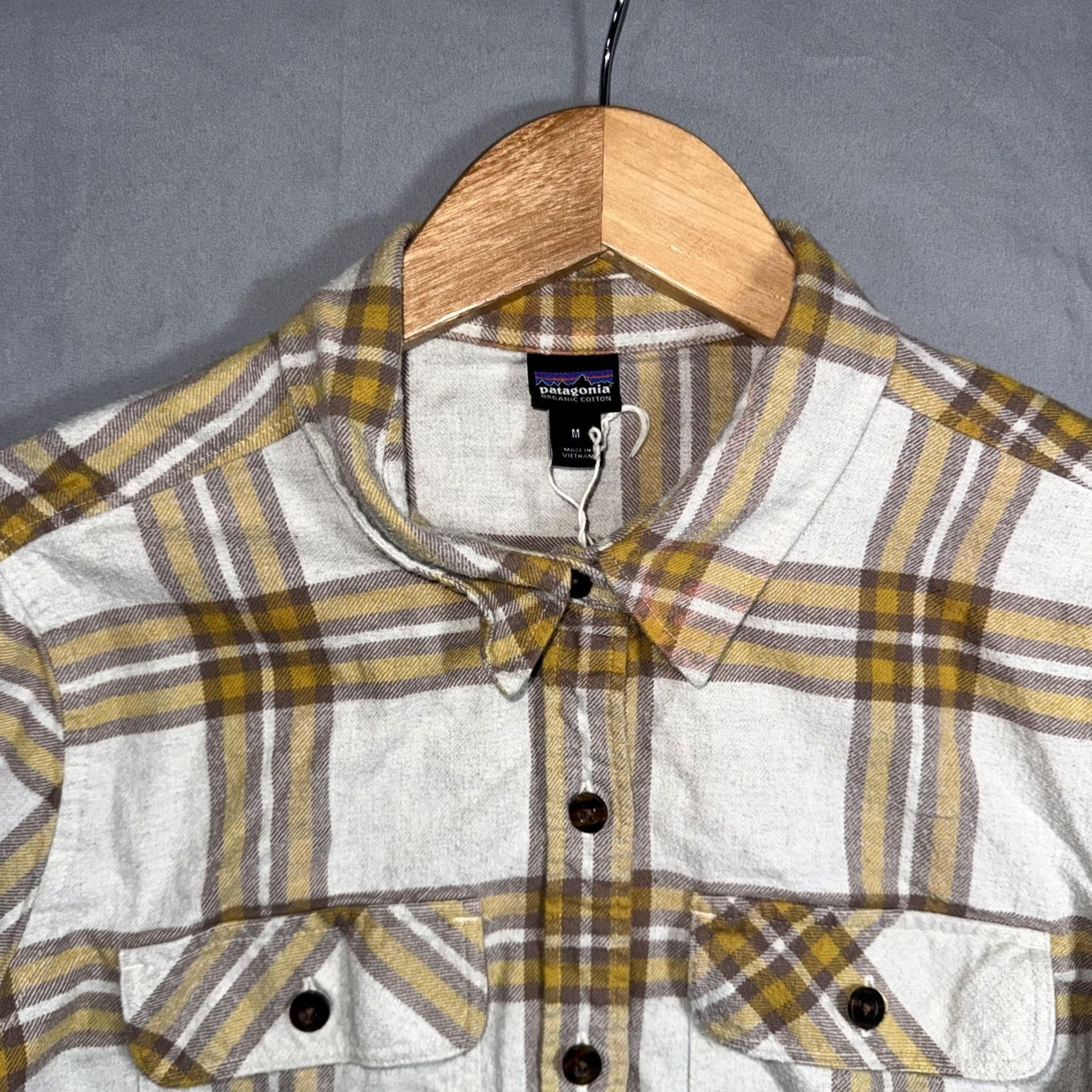 Patagonia Patagonia Shirt Women’s M Plaid Organic Cotton Flannel Button Up Casual Size M / US 6-8 / IT 42-44 - 3 Thumbnail