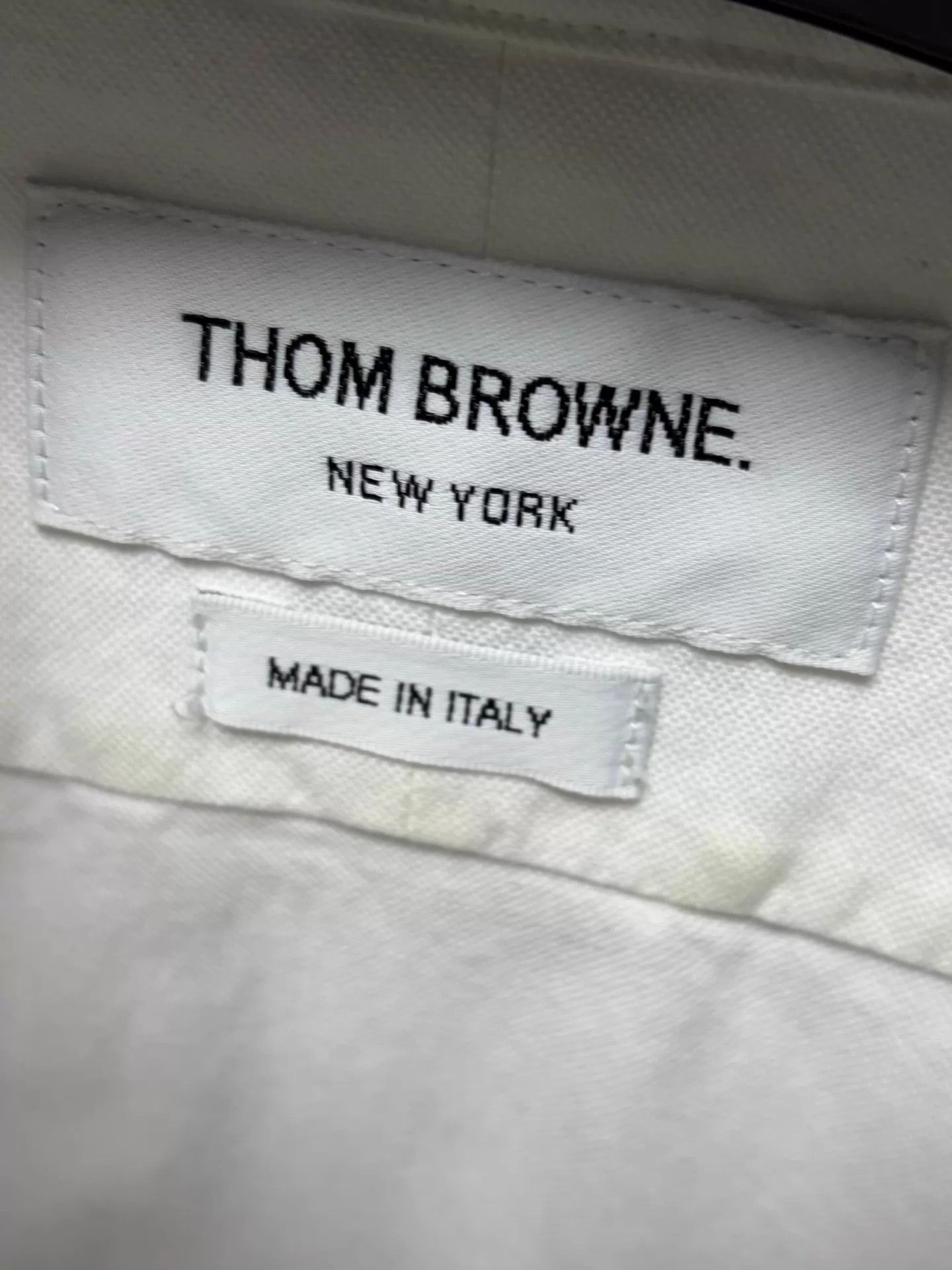 Thom Browne Thom Browne 4-Bar White Oxford Shirt Size 4 Size US XL / EU 56 / 4 - 3 Thumbnail