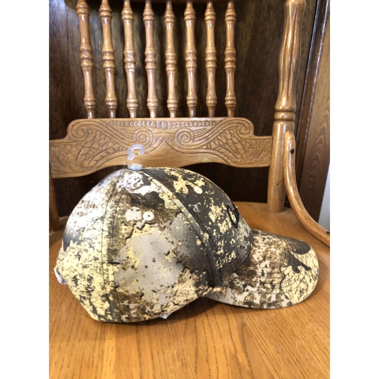 Vintage Cabela'S Hat Mens One Size Brown Cap Snap Back Camo Embroidered Baseball Hunting Outdoors Size ONE SIZE - 3 Thumbnail