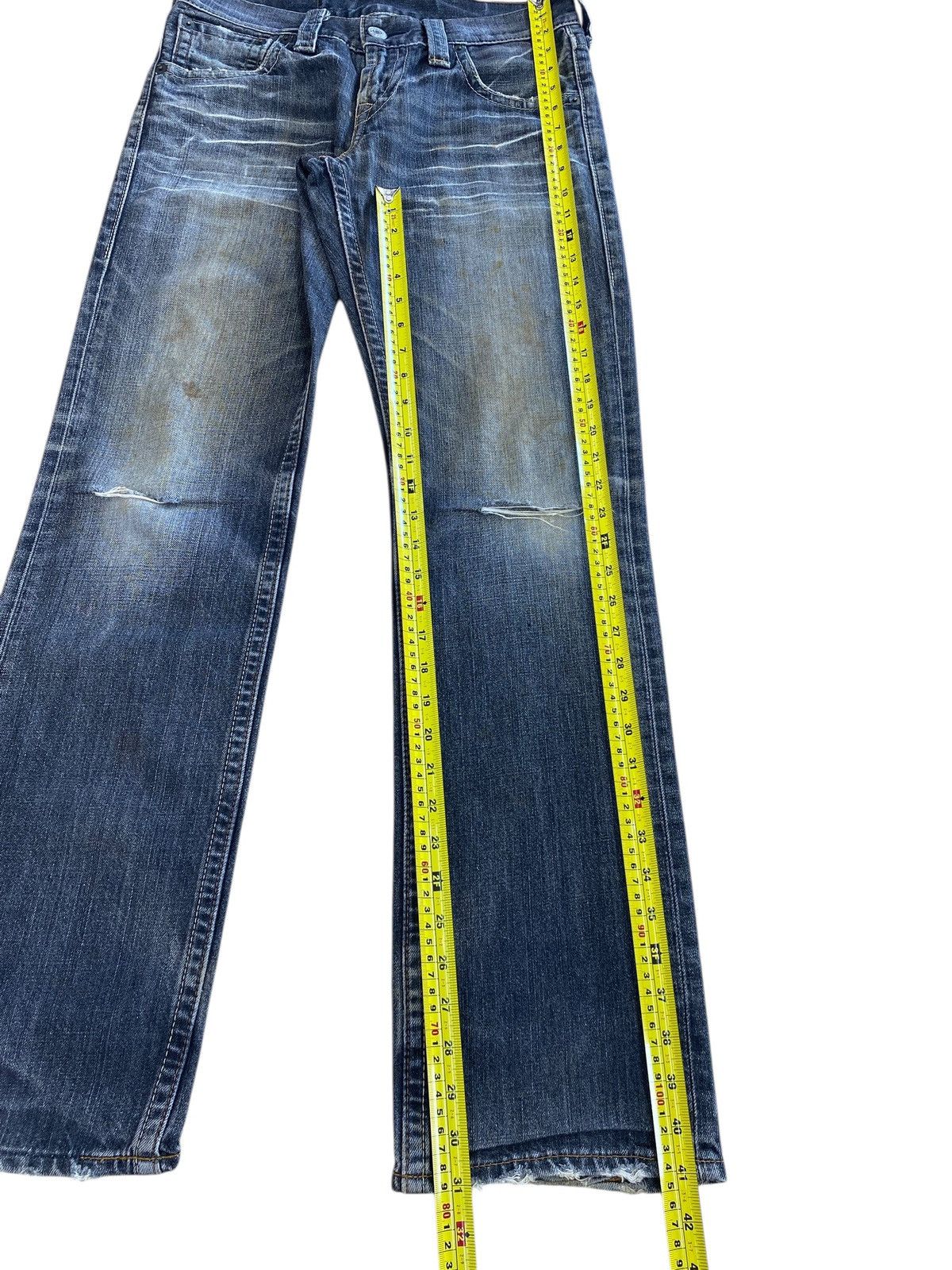 Levi's Levi’s_ Whiskered Mud Wash Straight Leg Style Jeans Size US 32 / EU 48 - 8 Thumbnail