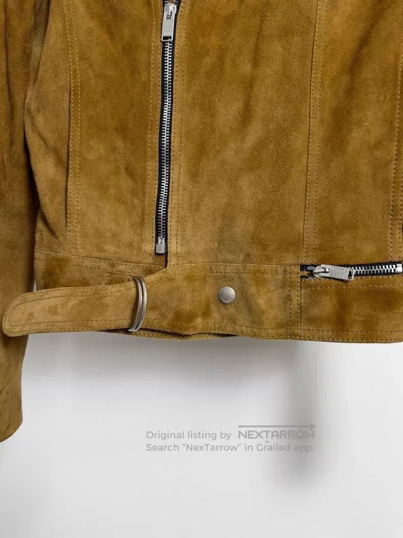Saint Laurent Paris Saint Laurent Paris Suede Biker Jacket Size XS / US 0-2 / IT 36-38 - 3 Thumbnail