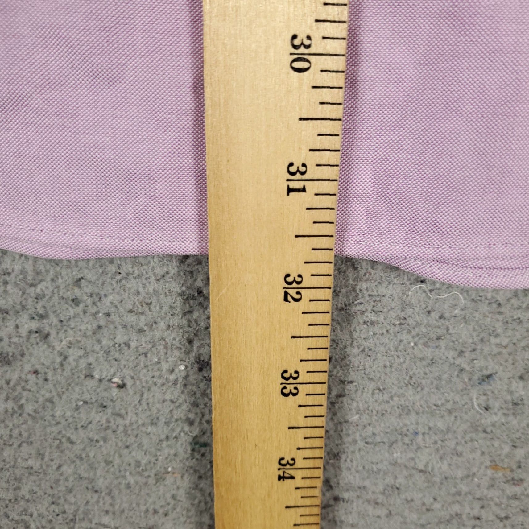 Brooks Brothers VINTAGE Brooks Brothers Shirt Mens 16.5 Purple Dress Button-Up Long Sleeve Non-Iron, 100% Cotton, Regular Fit, Business Casual, 16.5, Purple, Mens Size 42R - 6 Thumbnail
