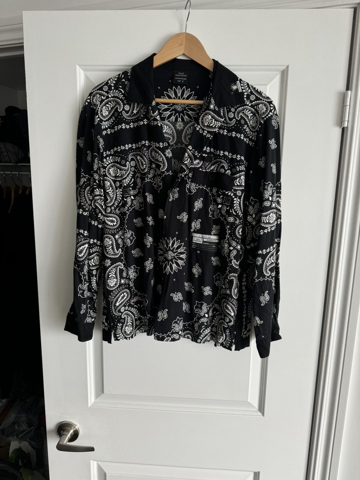 GU × Maison MIHARA YASUHIRO Yasuhiro Mihara × GU Paisley Long Sleeve Bandana Collar Size US M / EU 48-50 / 2 - 1 Thumbnail