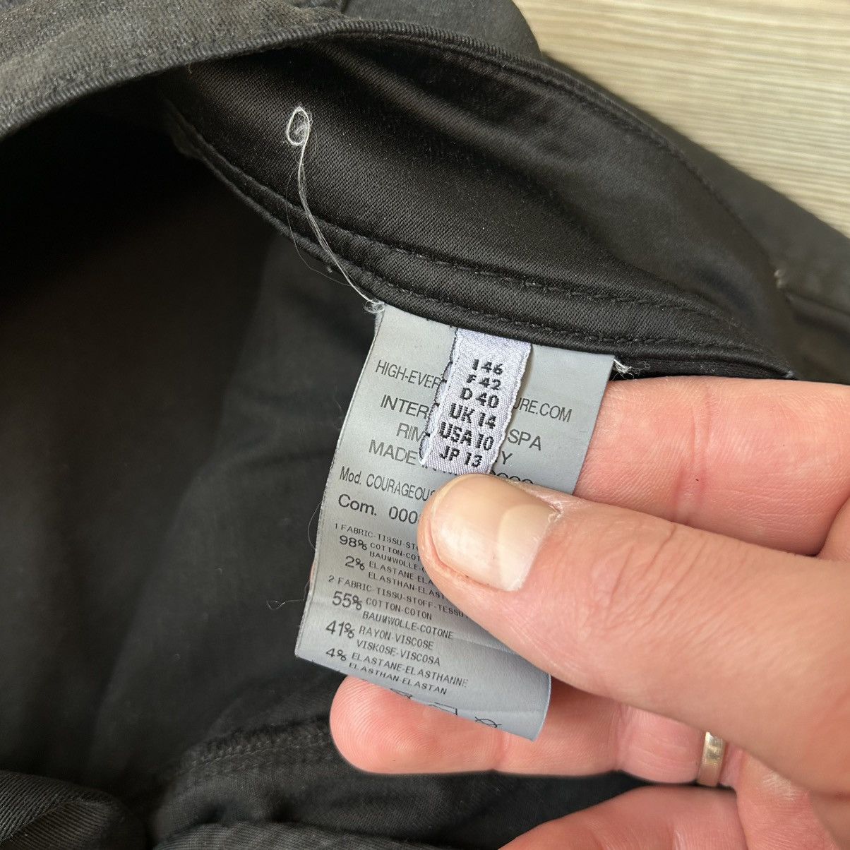 Other HIGH Use By Claire Campbell Avantgarde Waxed Cargo Pants Size US 32 / EU 48 - 20 Thumbnail