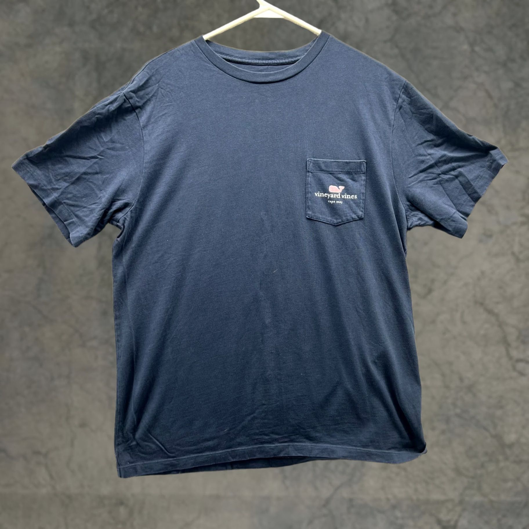 Vineyard Vines Vineyard Vines Shirt Mens Medium Blue Navy Whale Cape May Pocket Tee Cotton Size US M / EU 48-50 / 2 - 1 Thumbnail