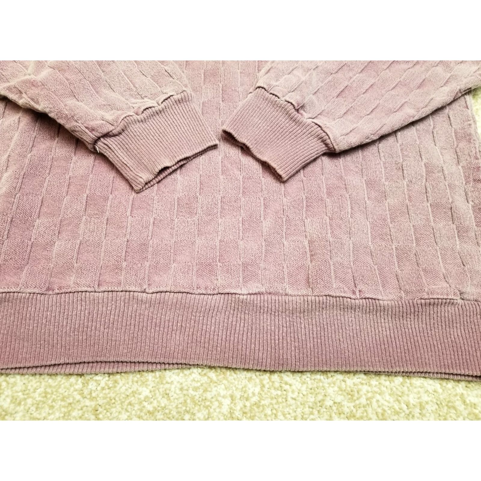 Vintage VINTAGE Tire Rama Golf shirt Mens L Purple Short Sleeve Cottontops USA 90s Golf Embroidered Solid Knit Pullover Cotton USA Mens L Size US L / EU 52-54 / 3 - 4 Thumbnail