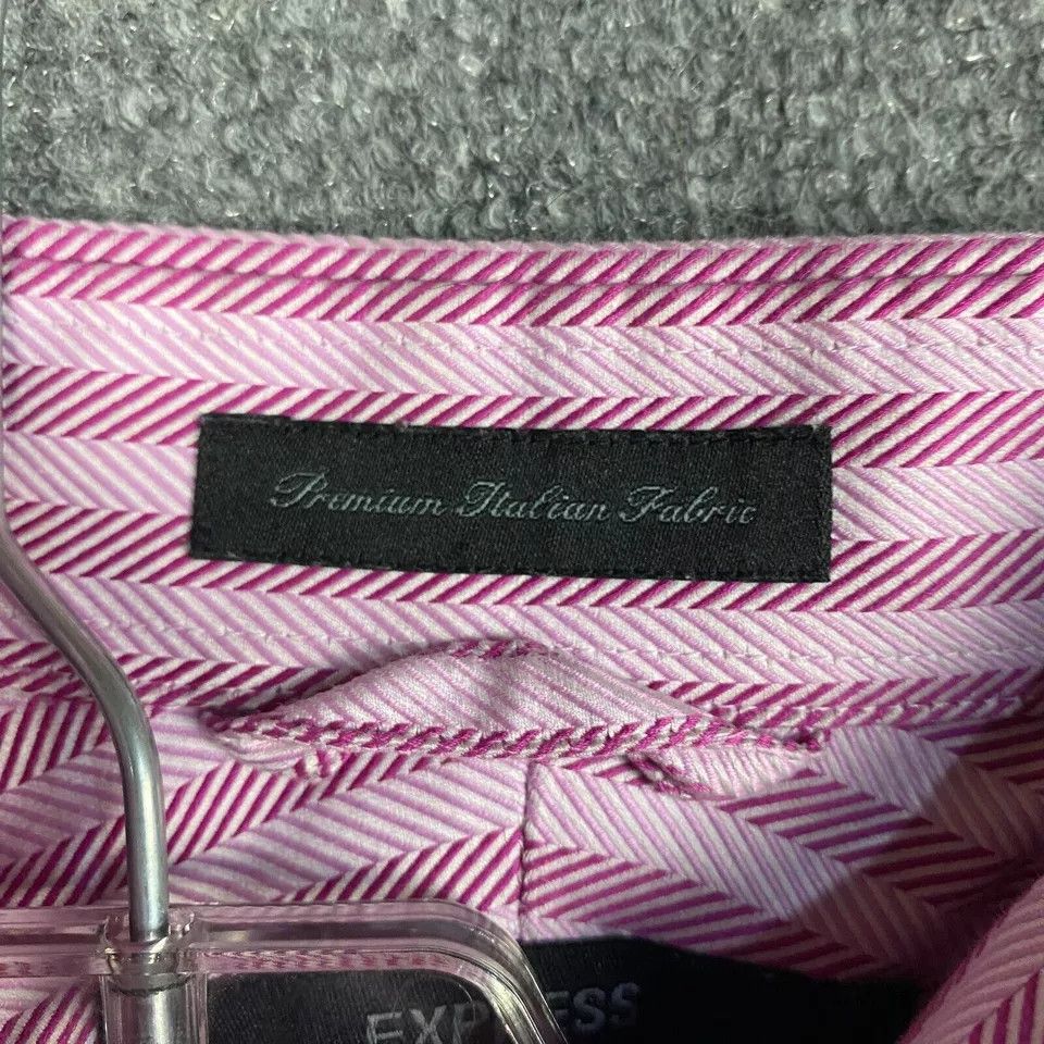 Express Express Shirt Men's Small Classic Fit Striped Italian Fabric Size US S / EU 44-46 / 1 - 4 Thumbnail