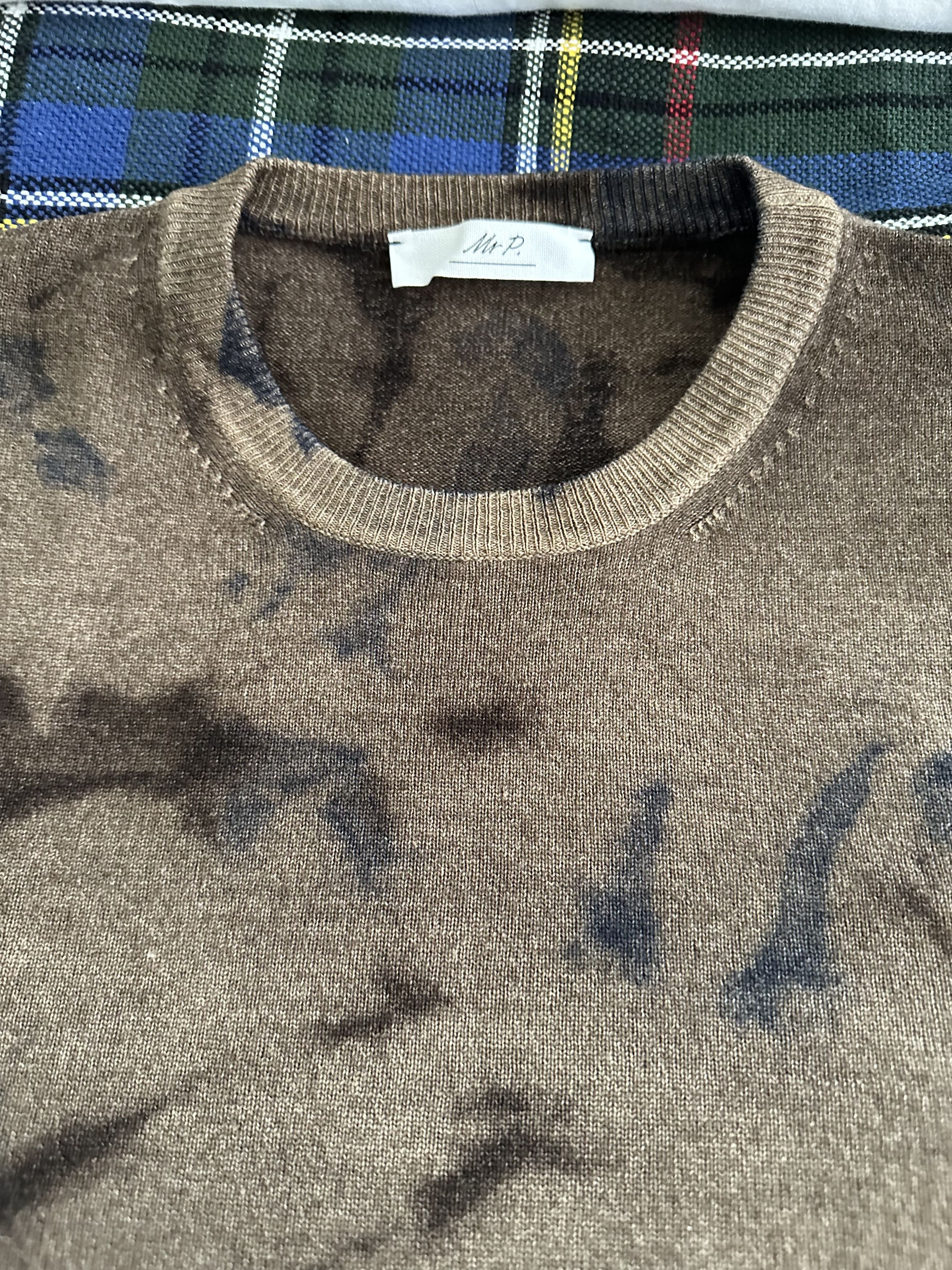 Mr P. Spray-Dyed Merino Wool Sweater Size US S / EU 44-46 / 1 - 6 Thumbnail