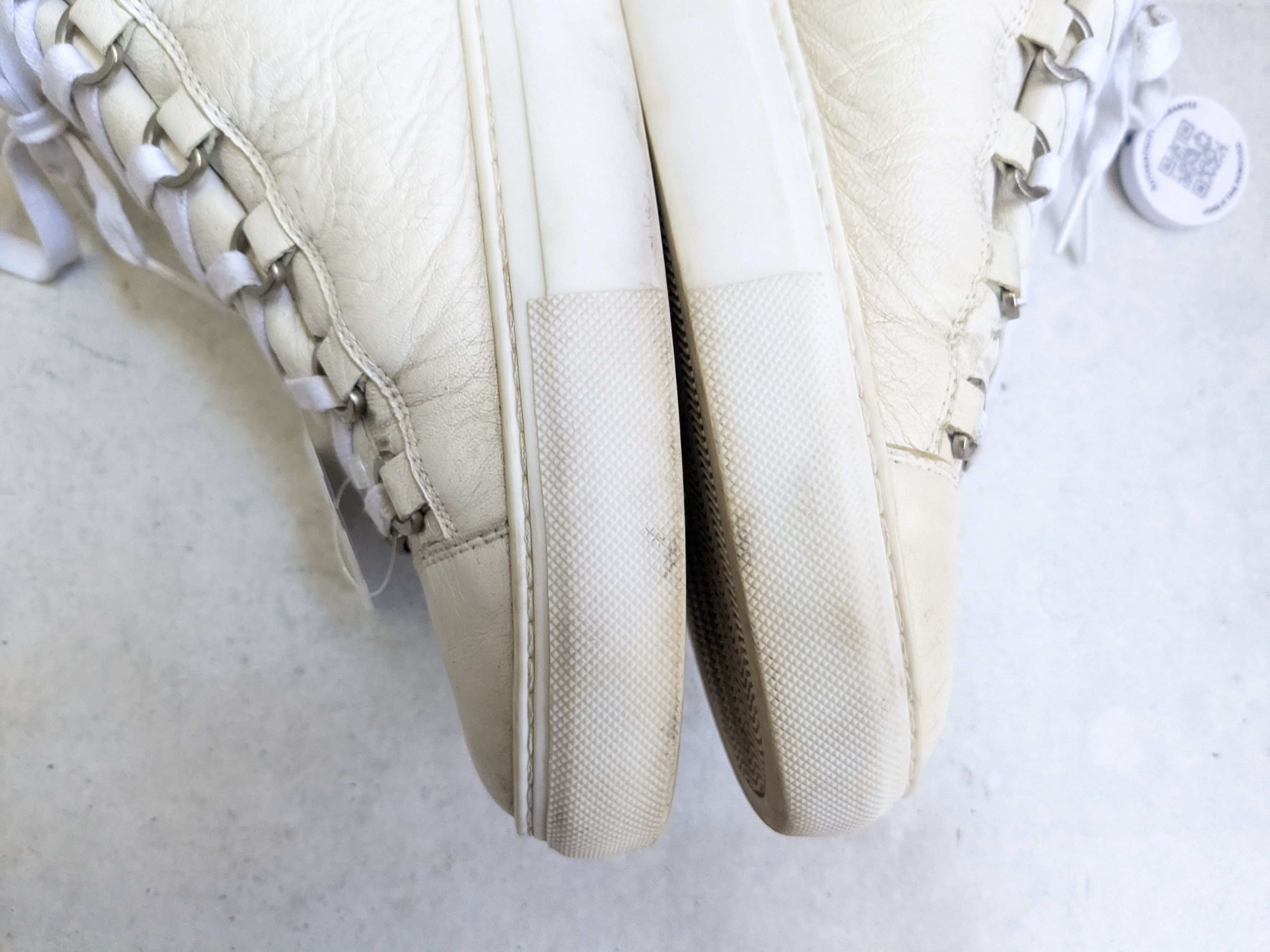 Balenciaga Balenciaga Arena White 10 Low Tops Leather Size US 10 / EU 43 - 8 Thumbnail