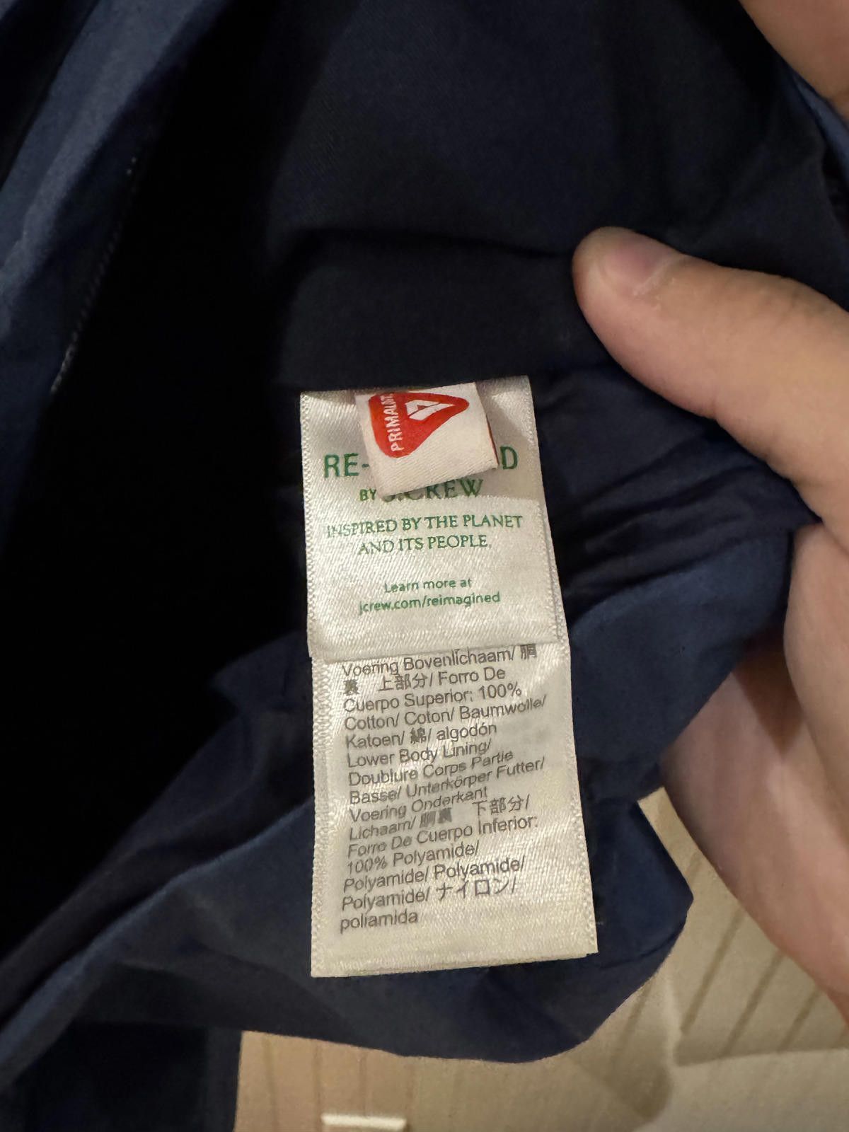J.Crew J.Crew Blue Hooded Parka - Size L Size US L / EU 52-54 / 3 - 4 Thumbnail