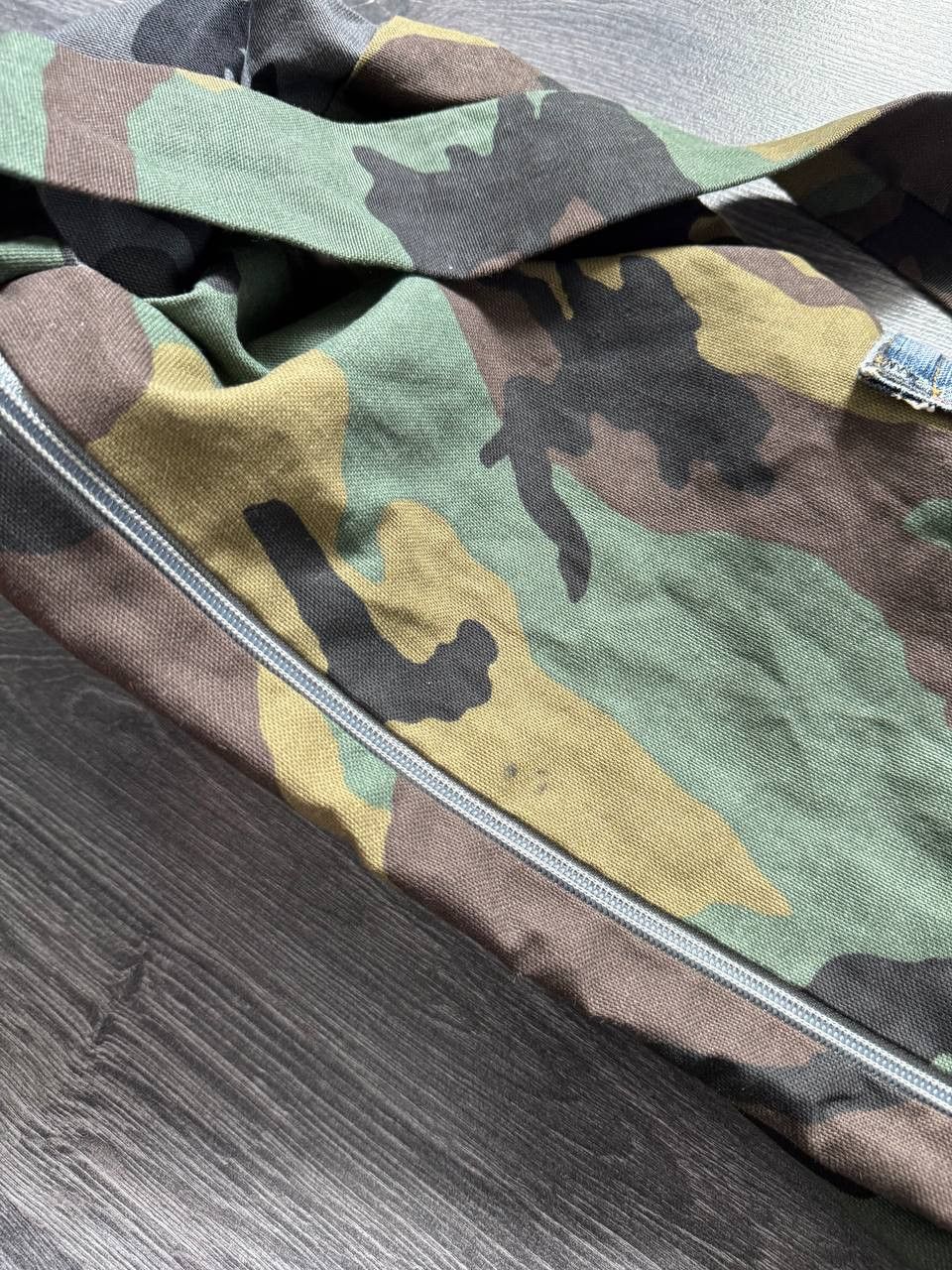 Vintage Vintage Camo Messenger Bag with Denim Pocket Size ONE SIZE - 7 Thumbnail
