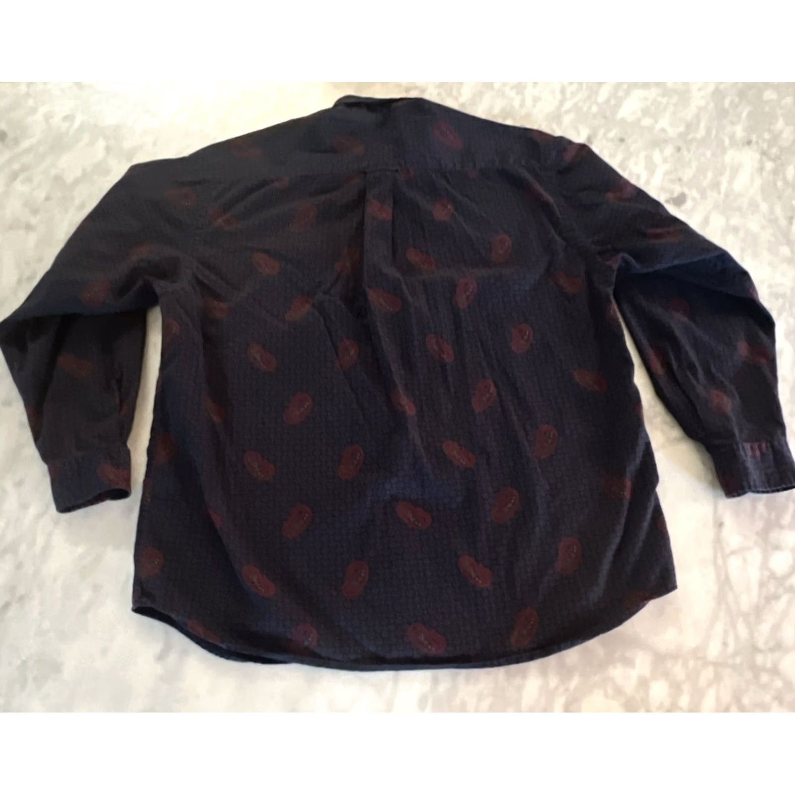 Nautica Nautica Button-Up Shirt Men’s Large Long Sleeve Cotton Paisley Multicolor Button-Down Collared (Preppy) Regular Size US L / EU 52-54 / 3 - 5 Thumbnail