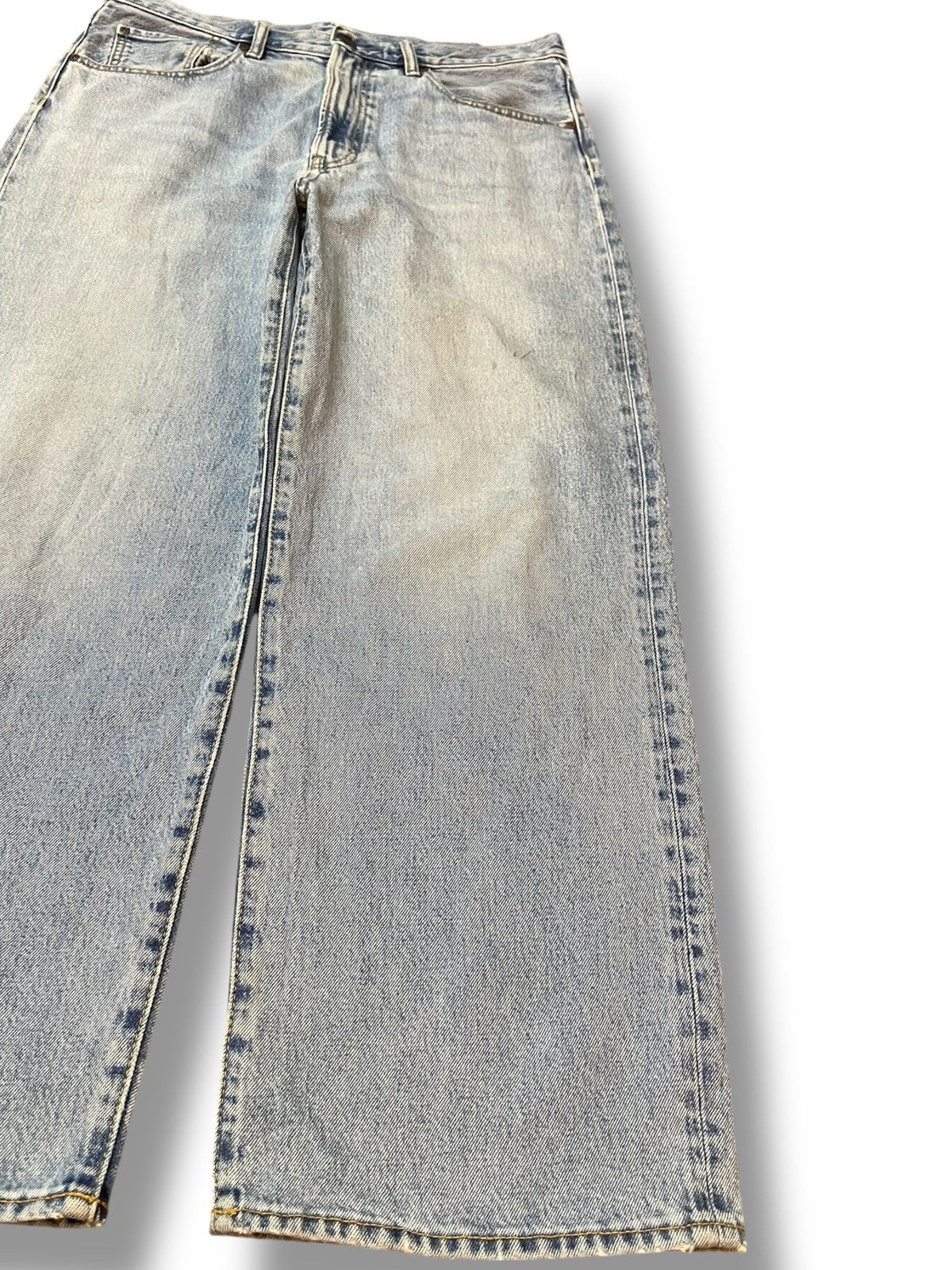 GU Vintage GU Baggy Wide Leg Denim Size US 34 / EU 50 - 4 Thumbnail