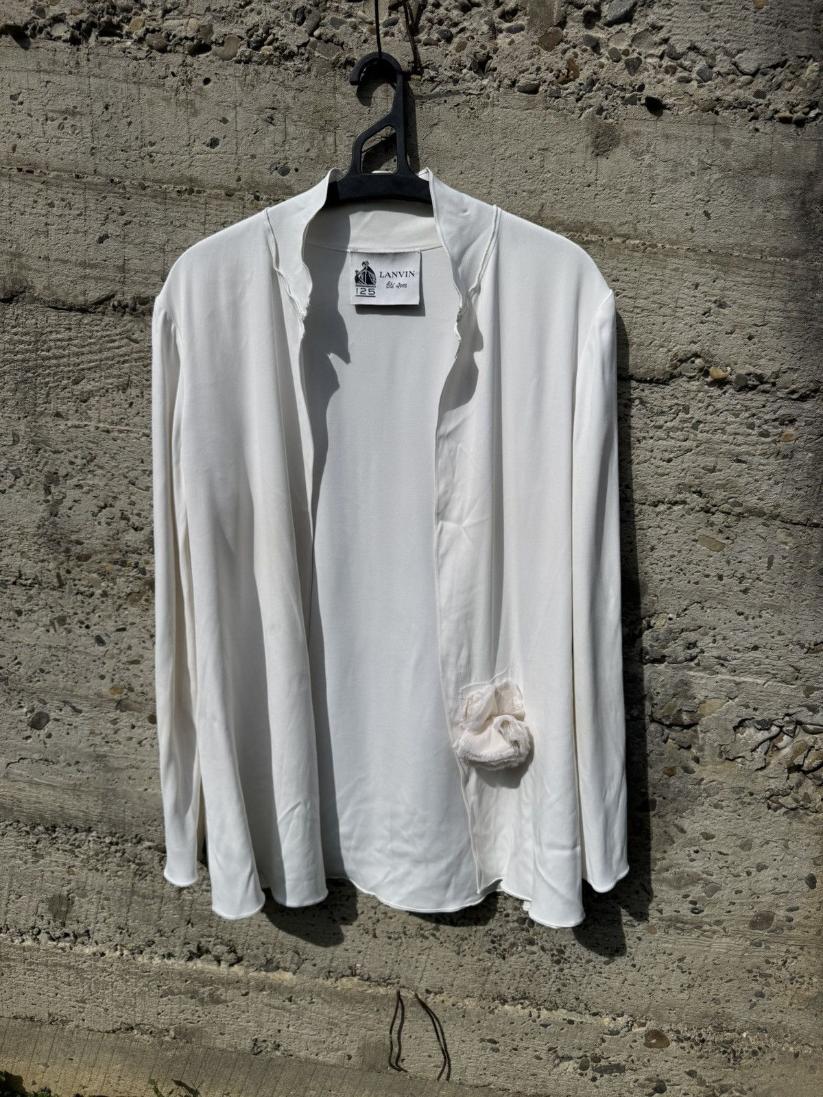 Lanvin LANVIN Paris Women’s Luxury Open-Front Blouse / Jacket Size L / US 10 / IT 46 - 2 Thumbnail