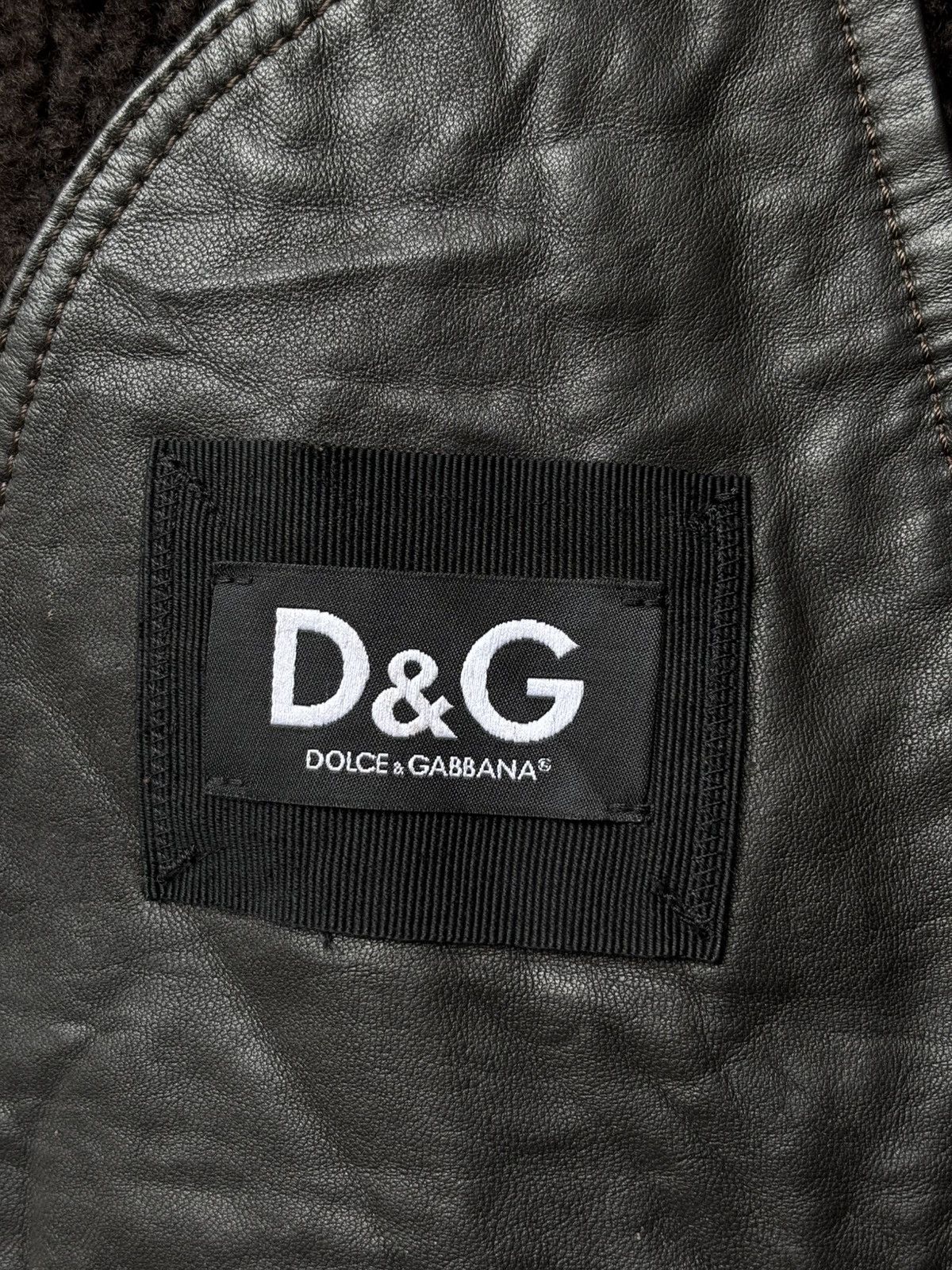Dolce & Gabbana AW09 Lamb Leather Shearling Jacket Size US M / EU 48-50 / 2 - 8 Thumbnail