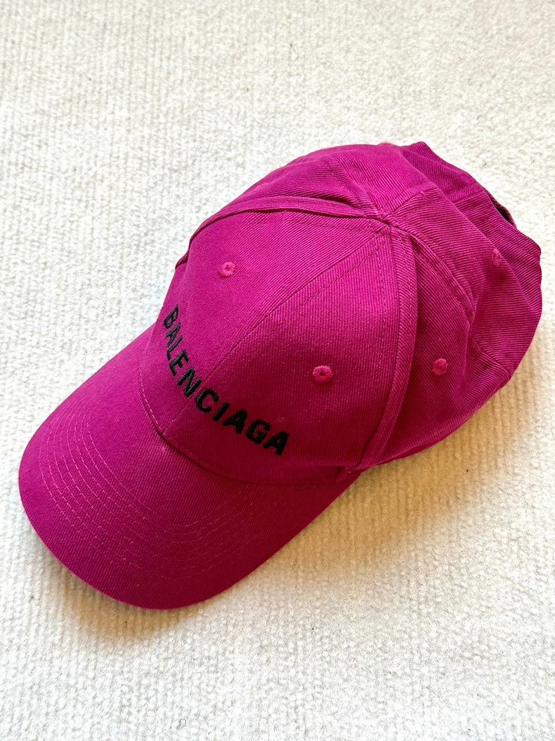 Balenciaga Balenciaga Old embroidered logo baseball cap in dragon frui Size ONE SIZE - 1 Thumbnail