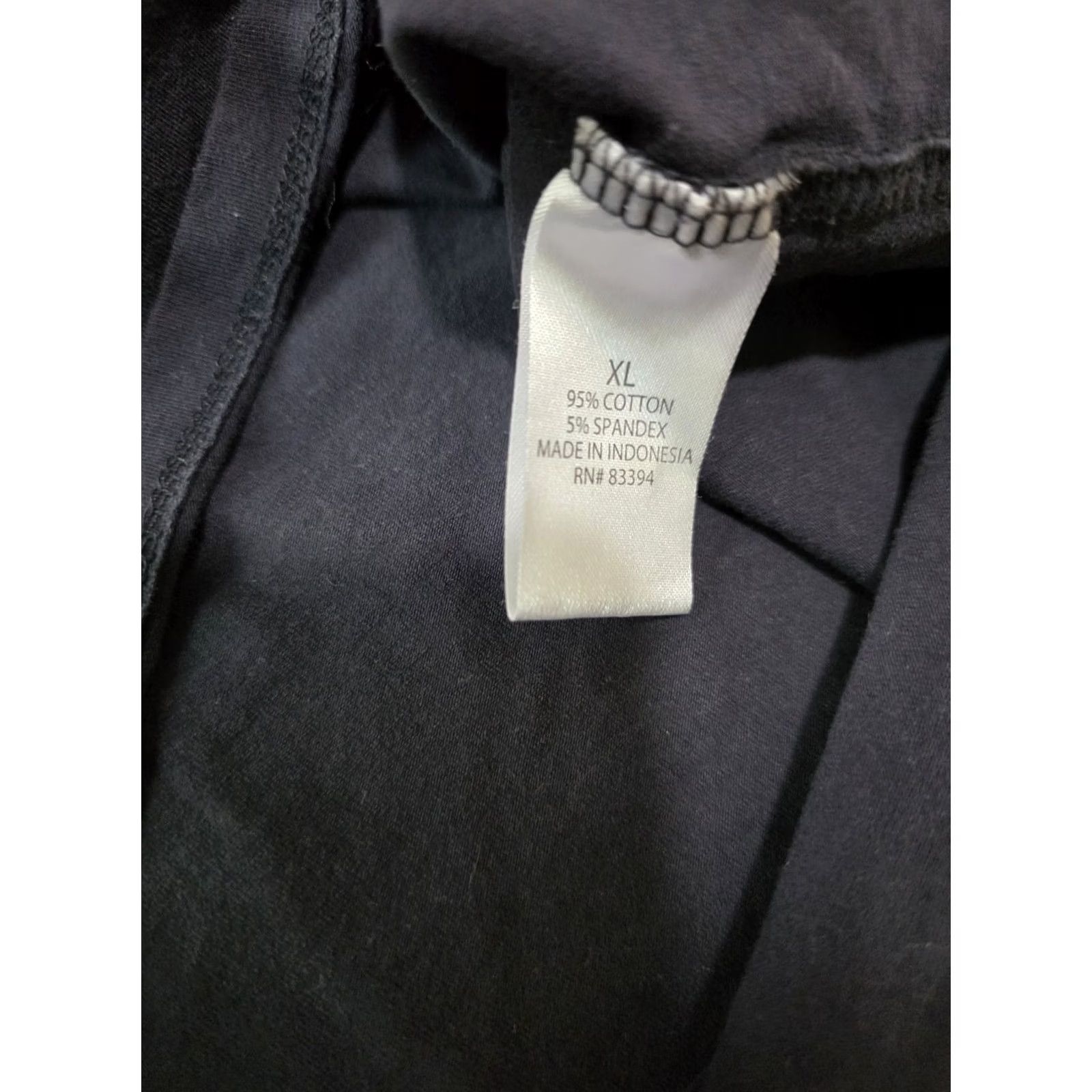 The Mountain Blue Mountain T-Shirt XL Black Short Sleeve V-Neck Women Mens Size XL / US 12-14 / IT 48-50 - 3 Thumbnail