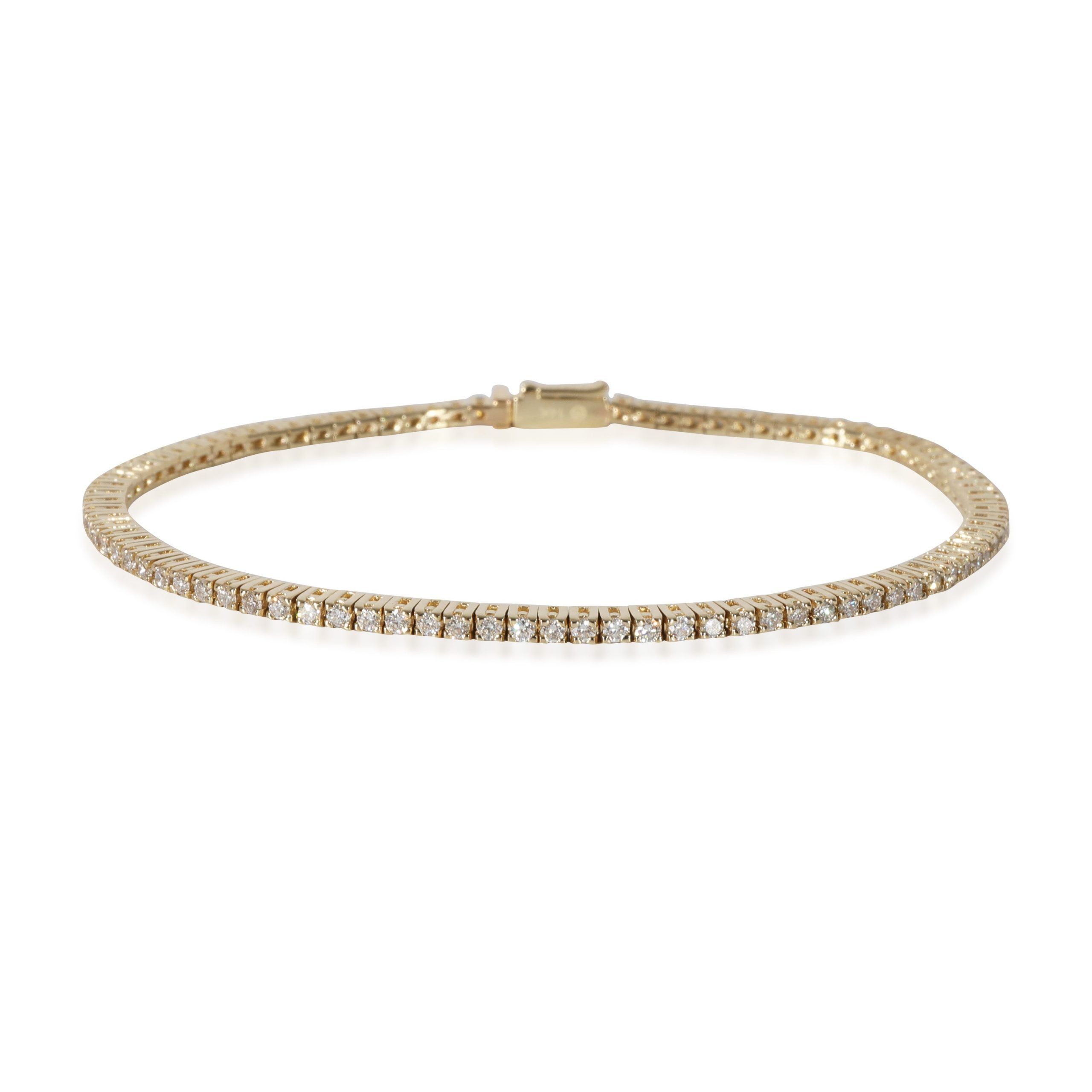 Tiffany & Co. Diamond Micro Tennis Bracelet in 14k Yellow Gold 0.88 CTW Size ONE SIZE - 1 Thumbnail