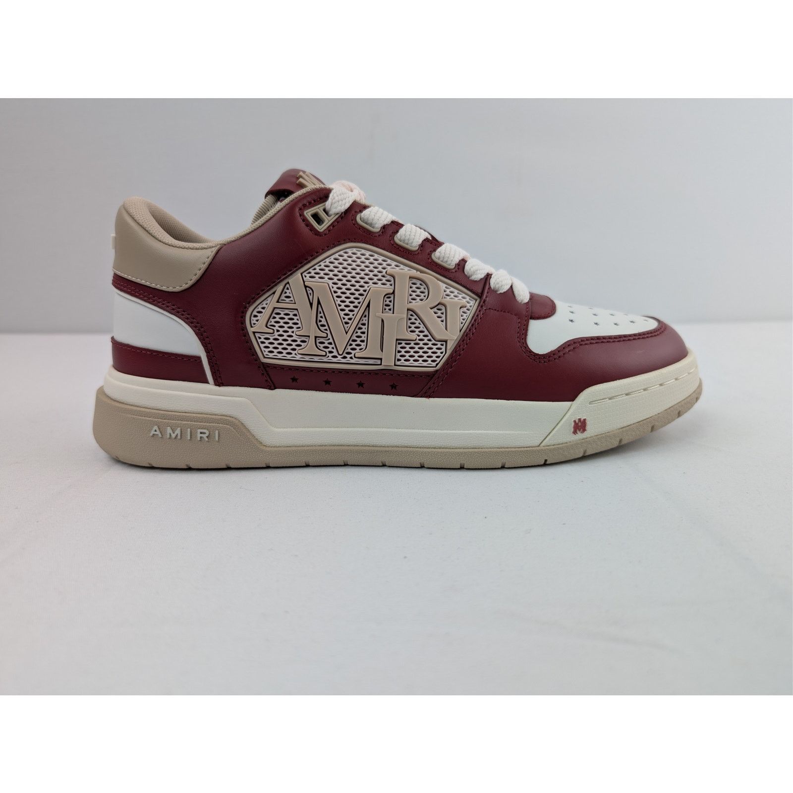 Amiri o1rshd1 Classic Low-Top Sneakers in Deep Red Size US 8 / EU 41 - 4 Thumbnail