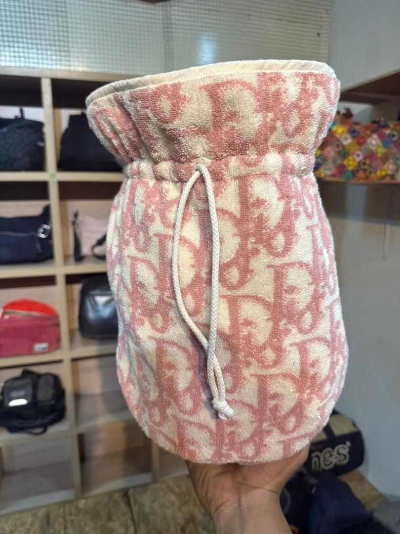 Christian Dior Monsieur Christian Dior Bag Diorissimo Girly Terry Cloth Size ONE SIZE - 15 Thumbnail