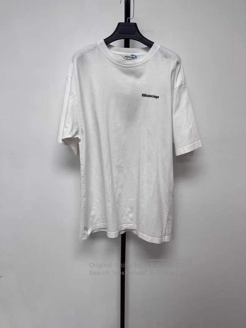Balenciaga Balenciaga Logo Letter Crew Neck Short Sleeve T-Shirt Size US XS / EU 42 / 0 - 1 Thumbnail