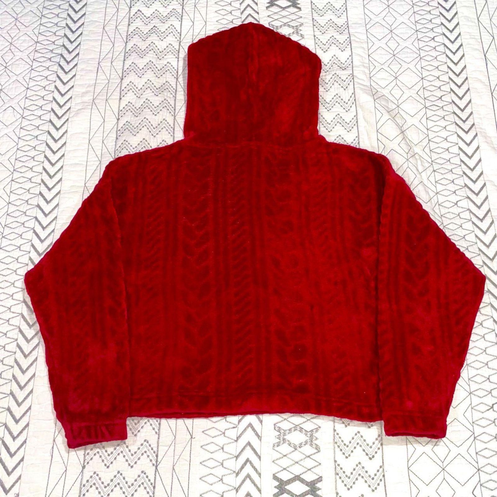 Other Joyspun Red Velour "Joyful" Pajama Set Size ONE SIZE - 5 Thumbnail
