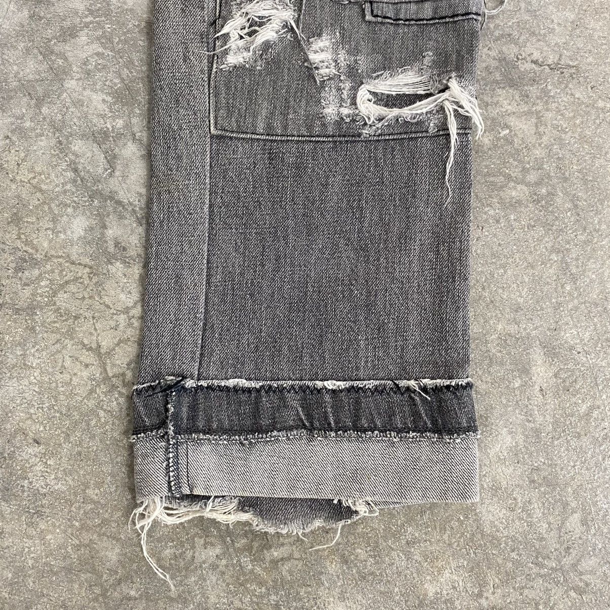 TMT VTG TMT Reconstructed Distressed Cropped Jeans Size US 30 / EU 46 - 6 Thumbnail