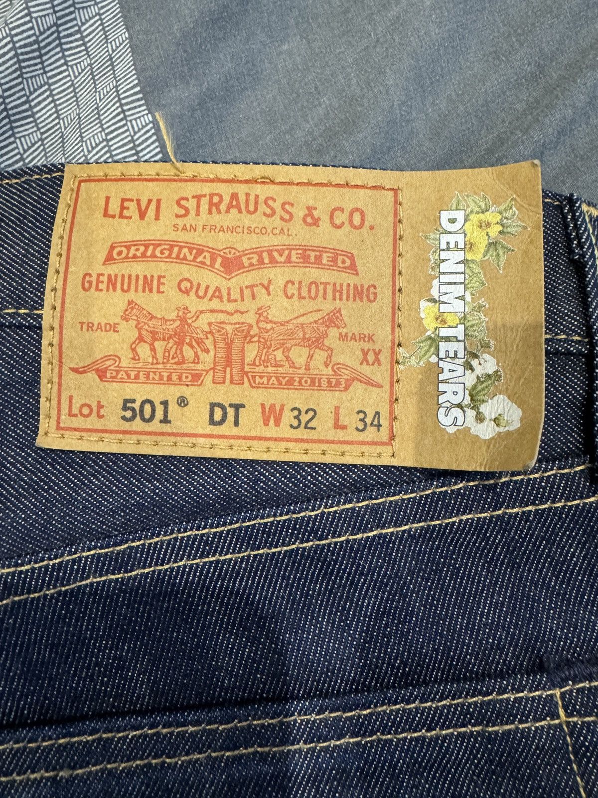 DENIM TEARS Denim Tears Raw Selvedge Denim Size US 32 / EU 48 - 6 Thumbnail