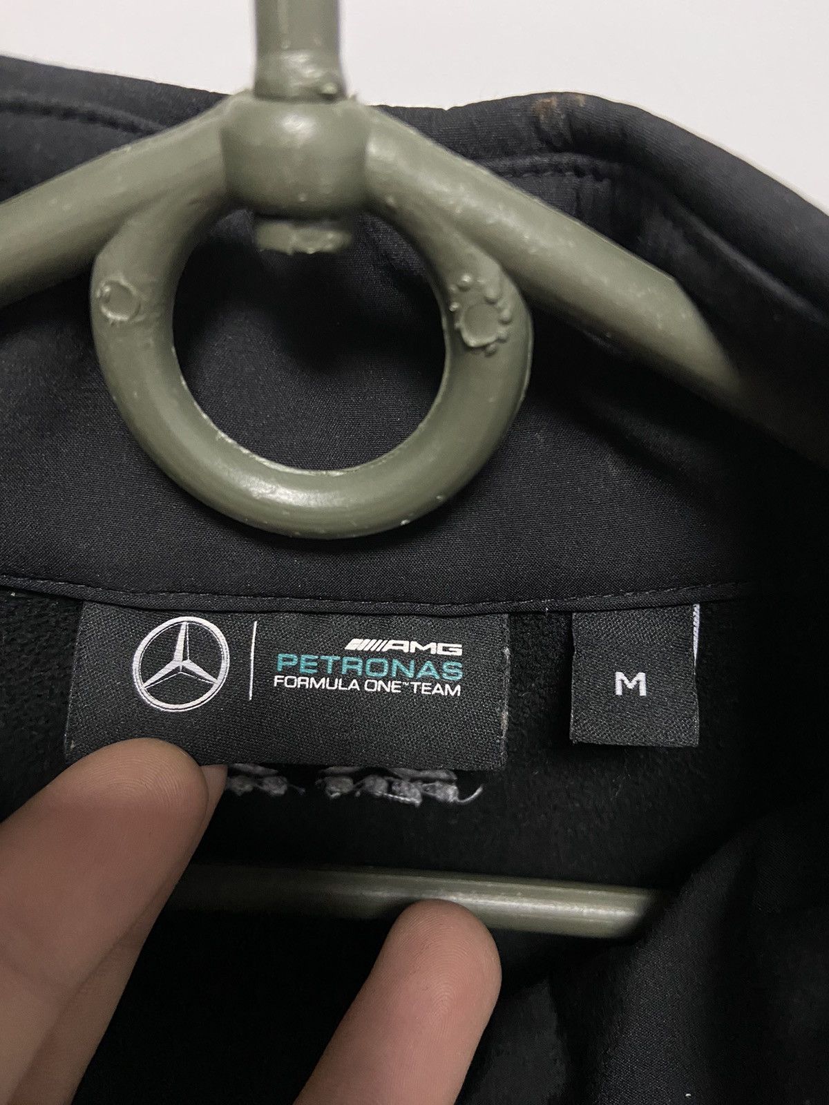 Mercedes-Benz × Vintage Mercedes Benz Racing zip Big Logo soft shell jacket Size US M / EU 48-50 / 2 - 4 Thumbnail