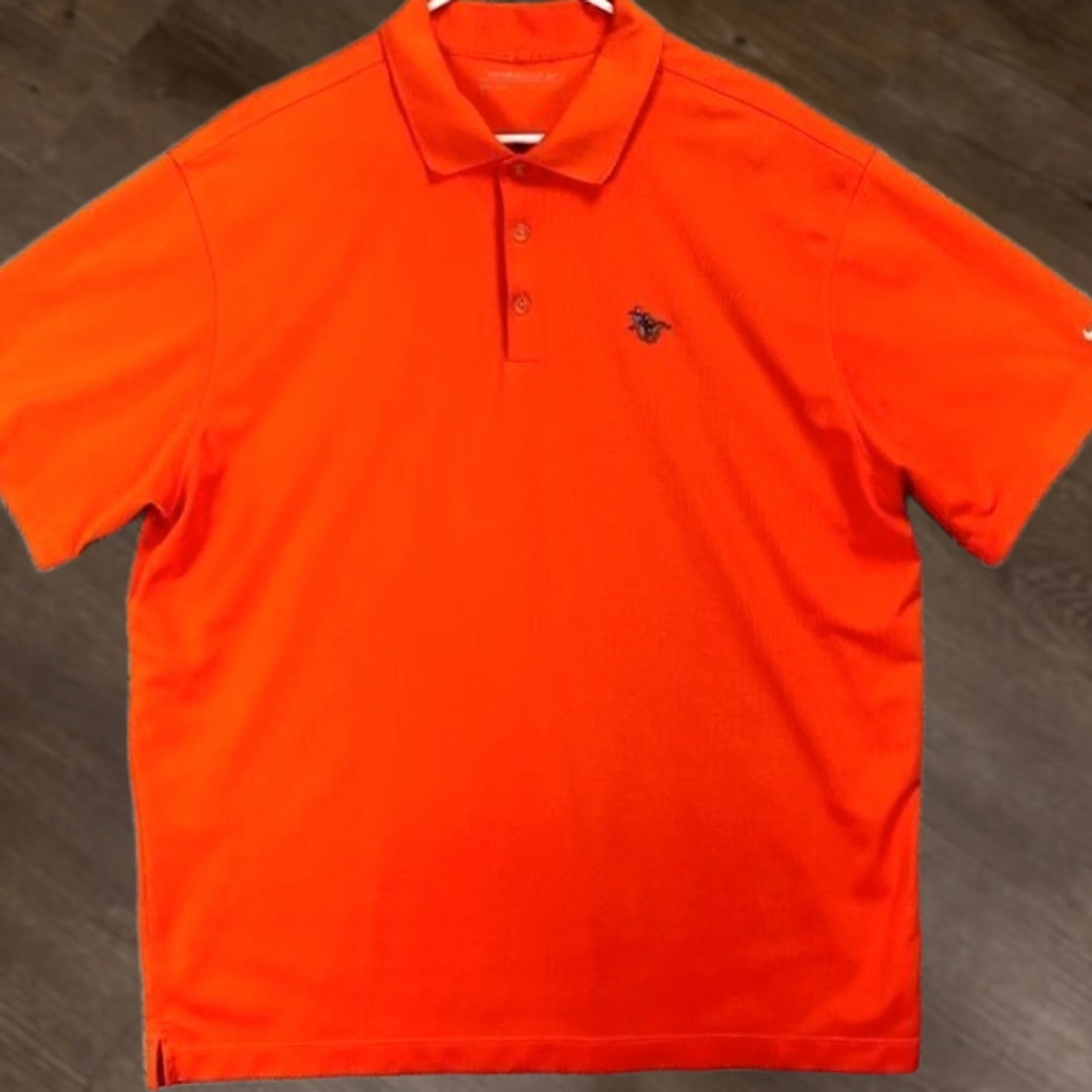 Nike Nike Dri-Fit Polo Shirt Mens 2XL Orange Golf Rugby Performance Short Sleeve Size US XXL / EU 58 / 5 - 1 Thumbnail
