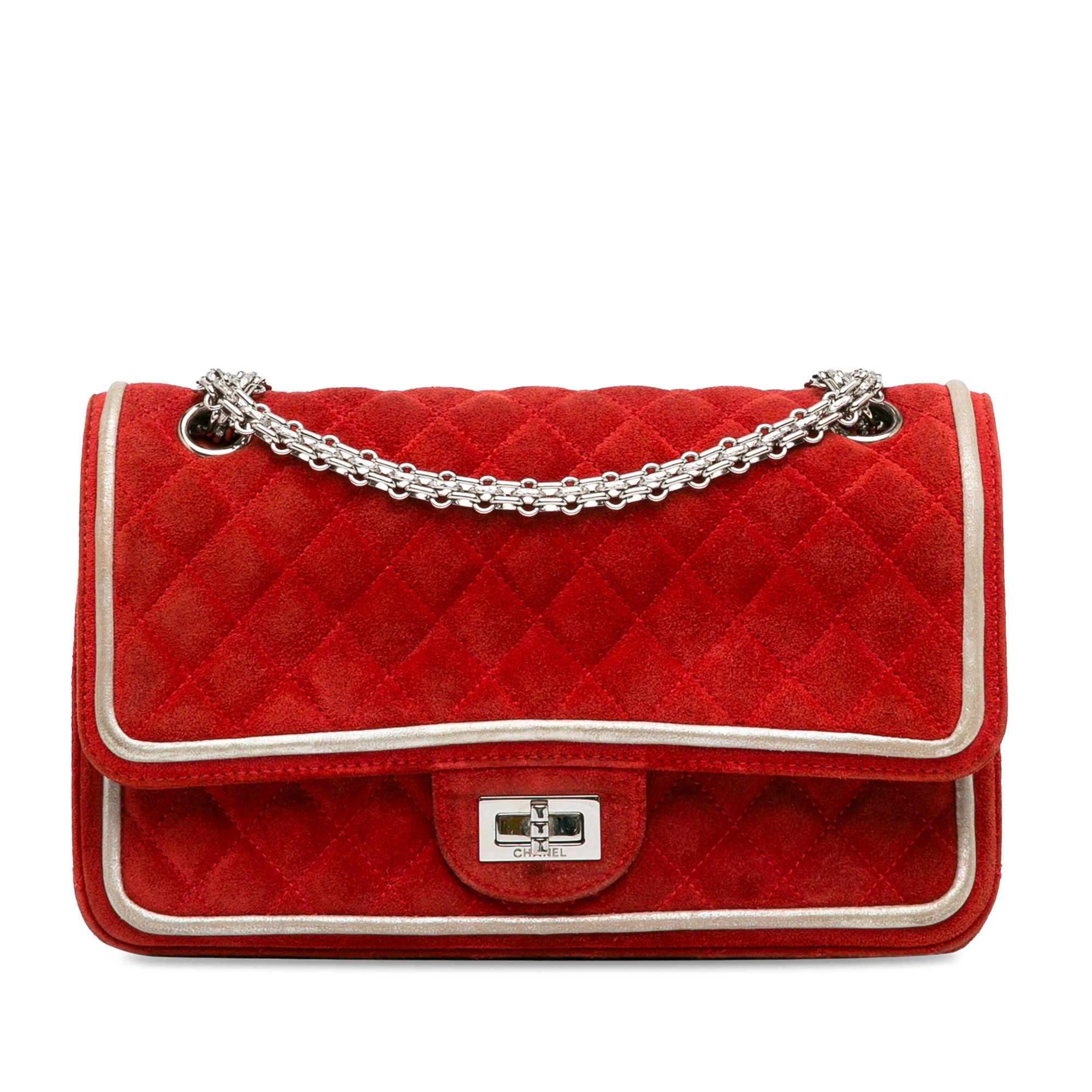 Chanel Chanel Medium Suede Re-issue 2.55 Double Flap Red Size ONE SIZE - 1 Thumbnail