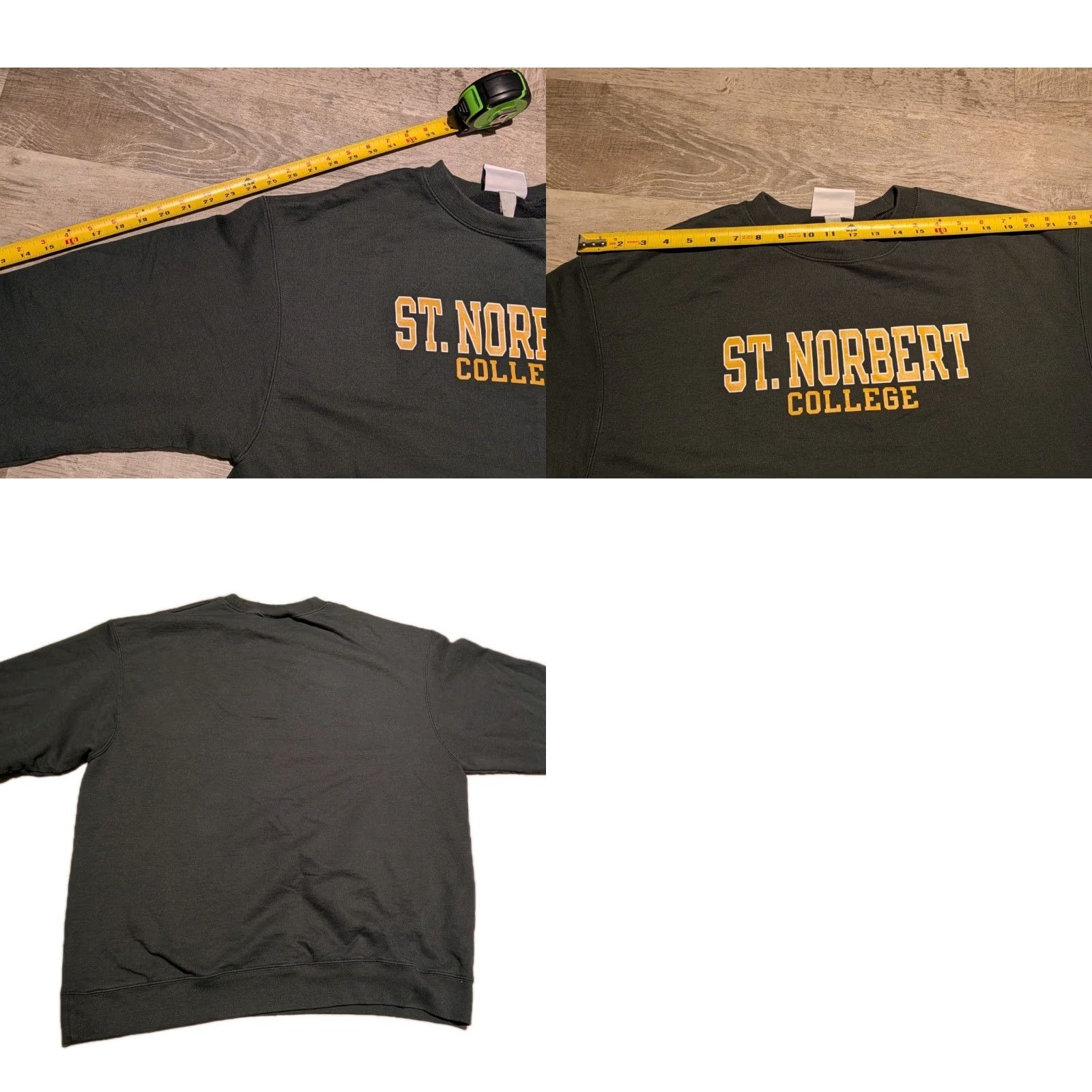Champion VINTAGE Champion Sweatshirt Crewneck St. Norbert College Green XL Adult Unisex Size US XL / EU 56 / 4 - 8 Thumbnail