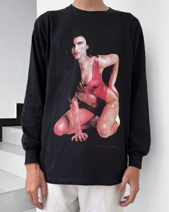 Band Tees The Substance Movie L/S Tee Black "Pump it Up" Size US L / EU 52-54 / 3 - 3 Thumbnail