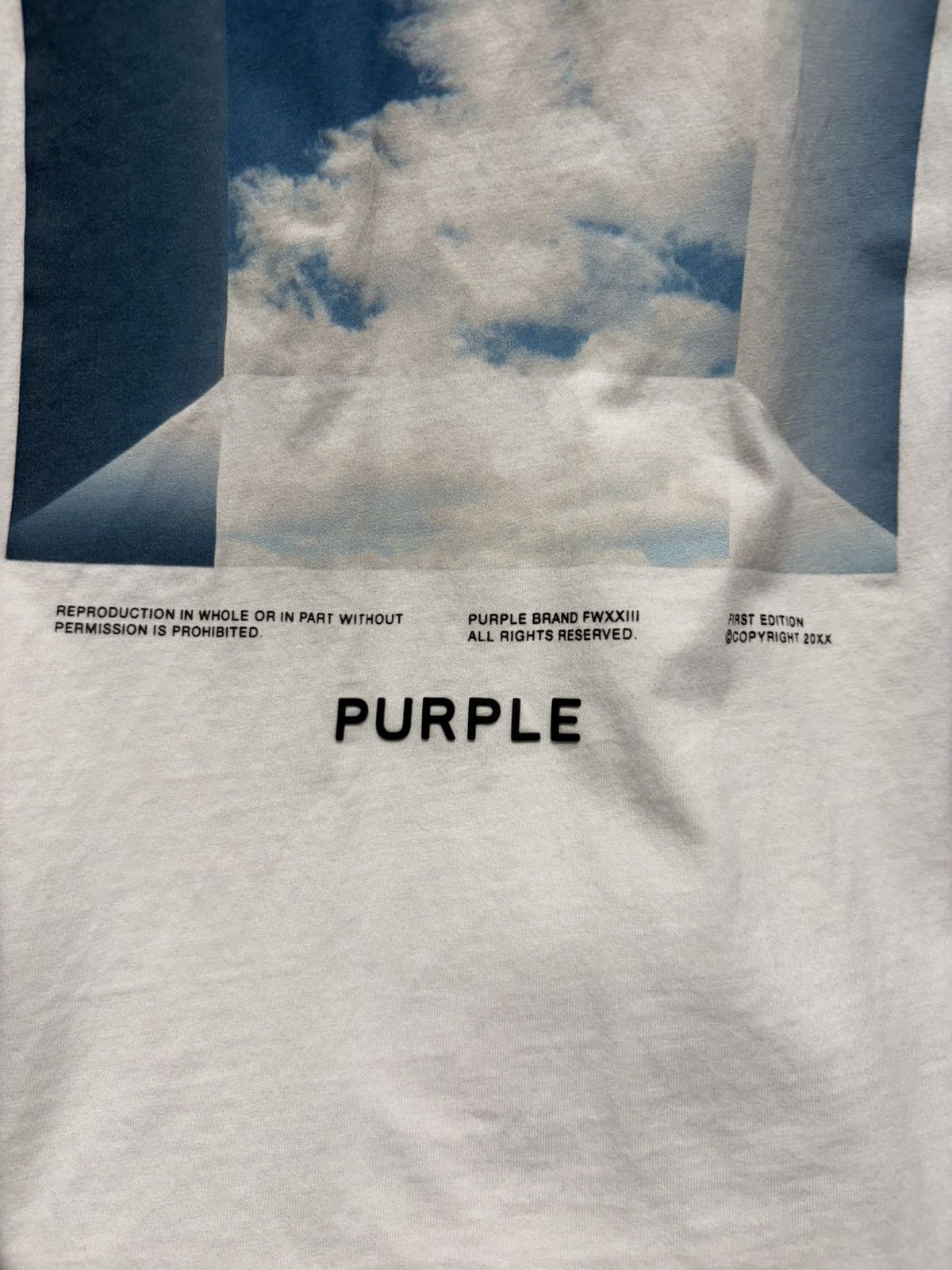 Purple Brand Purple Brand Sky Tee Size US M / EU 48-50 / 2 - 2 Thumbnail