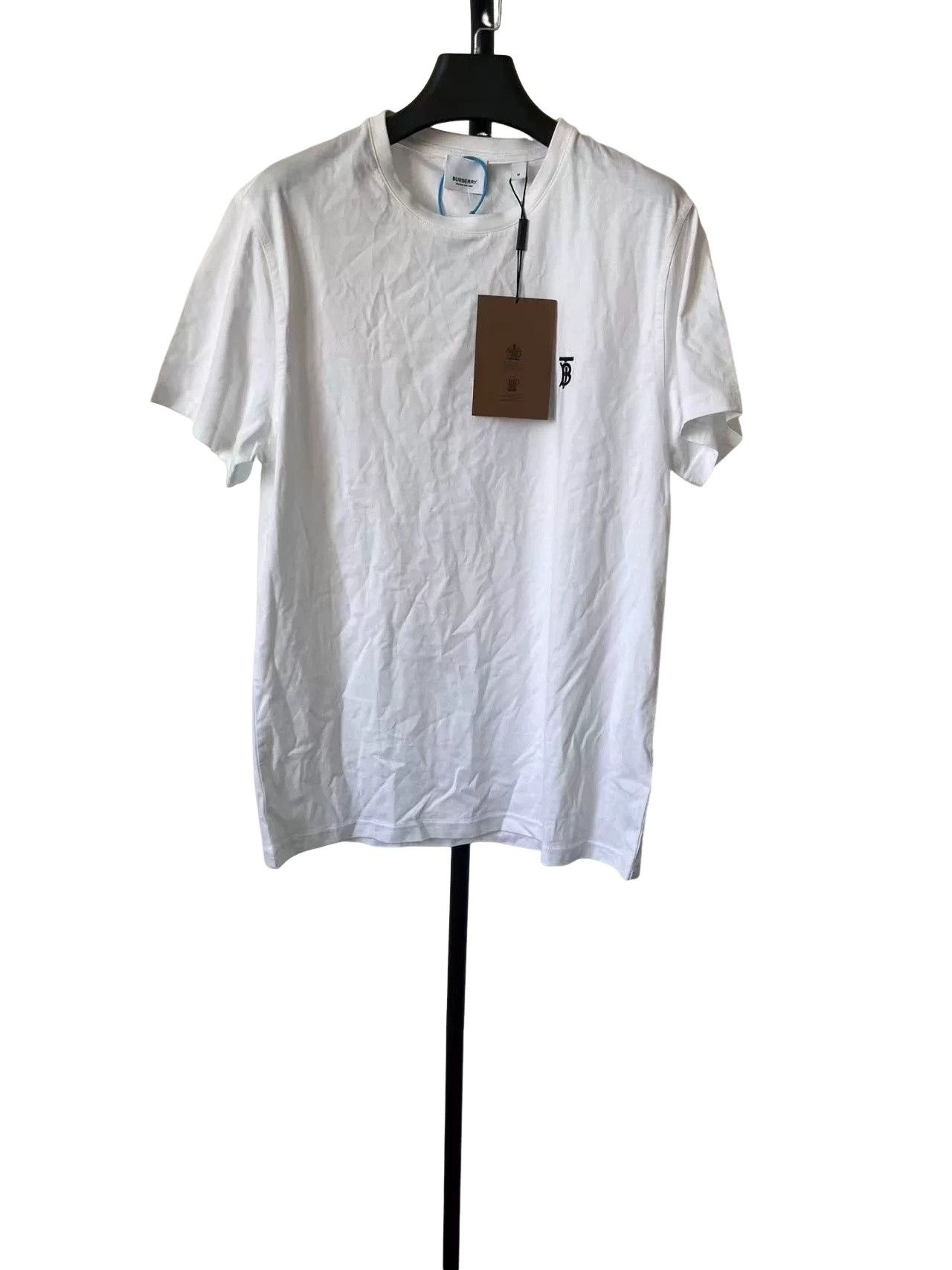 Burberry Burberry TB Monogram Motif T-Shirt White M Size US M / EU 48-50 / 2 - 1 Thumbnail